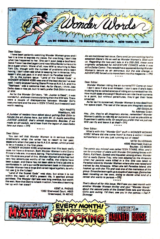 Read online Wonder Woman (1942) comic -  Issue #270 - 19