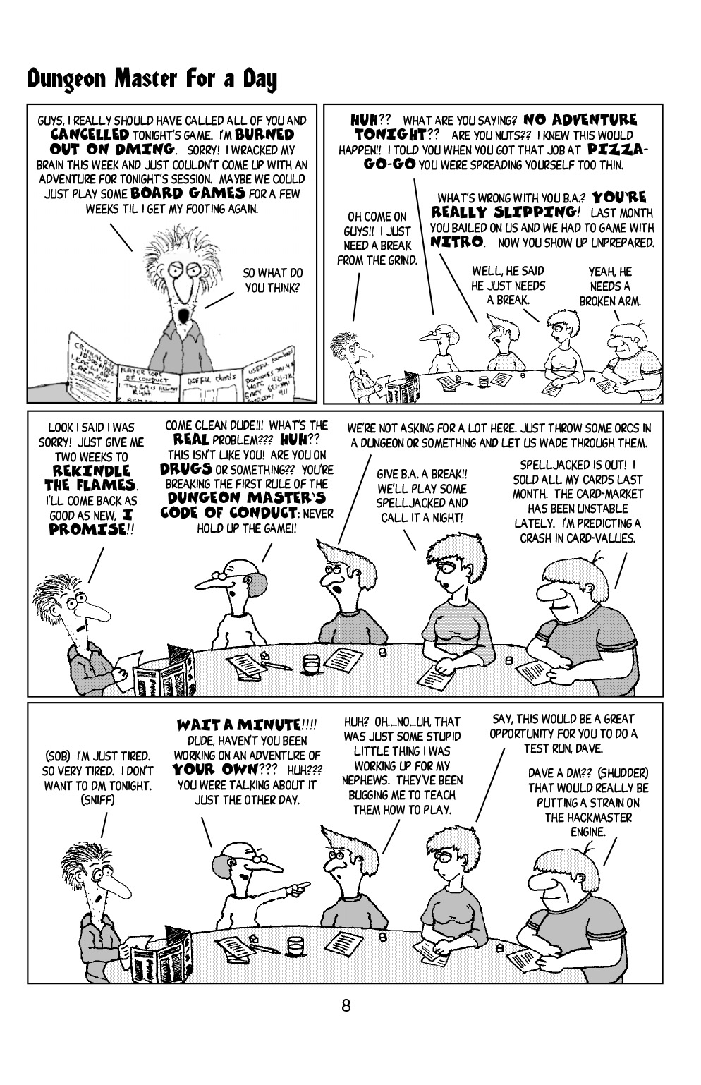 Read online Knights of the Dinner Table comic -  Issue #8 - 10