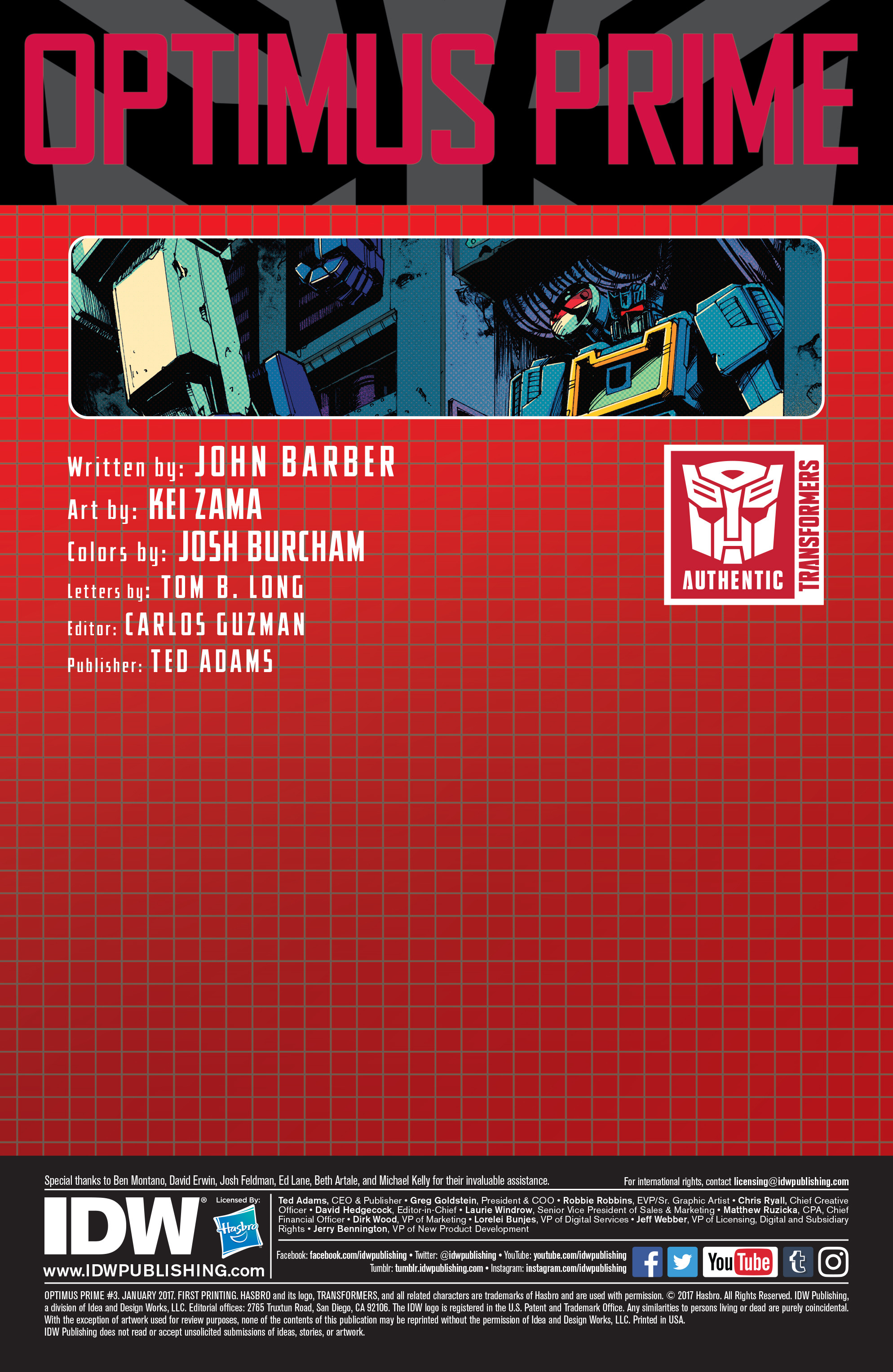 Read online Optimus Prime comic -  Issue #3 - 2