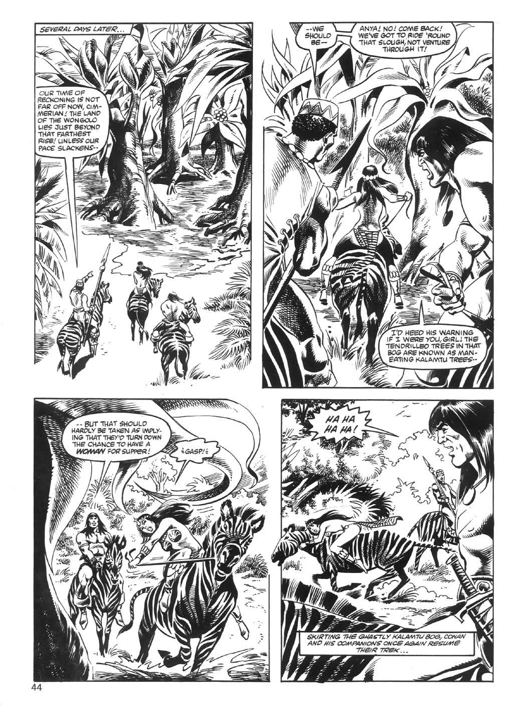 Read online The Savage Sword Of Conan comic -  Issue #97 - 44