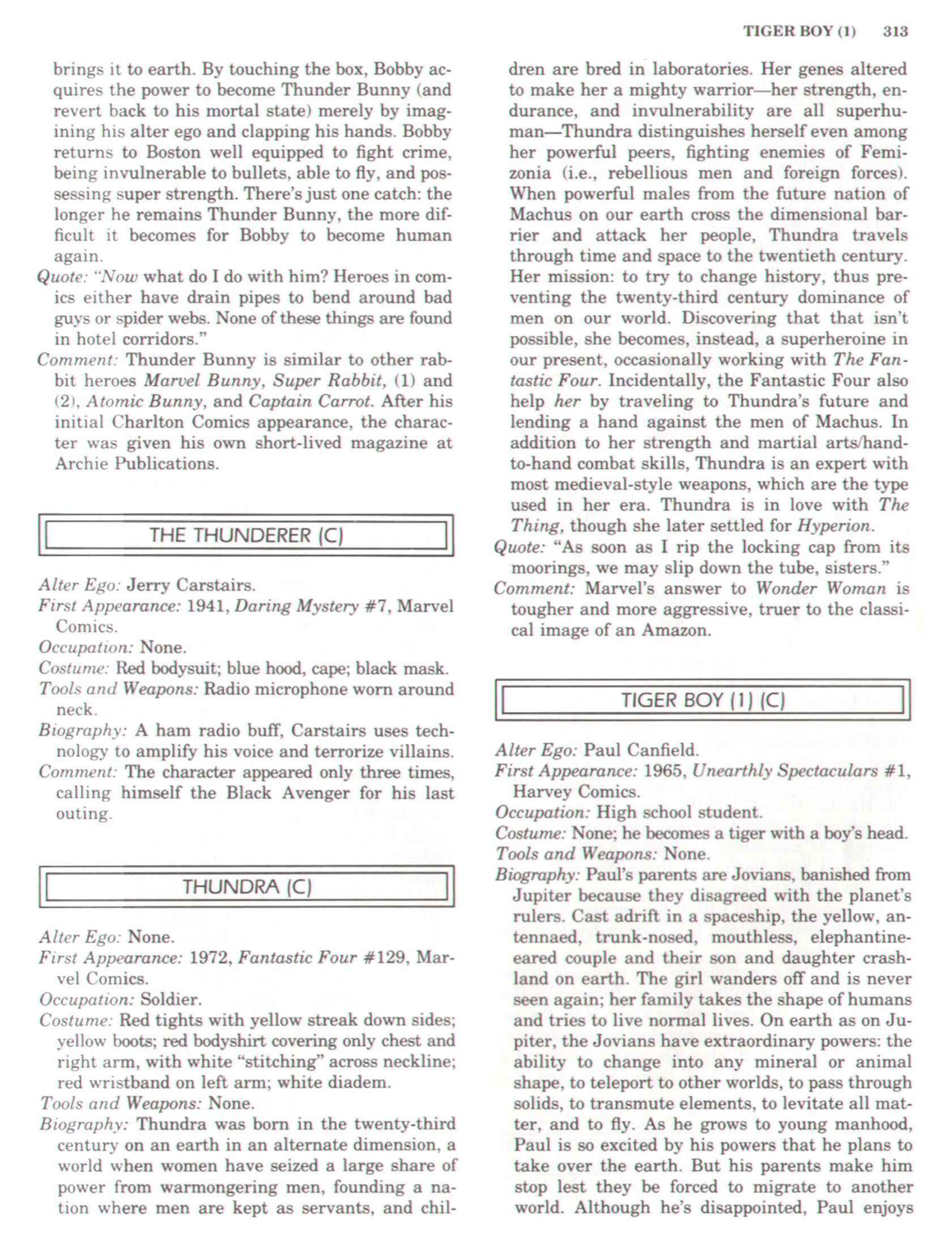 Read online The Encyclopedia of Superheroes comic -  Issue # TPB (Part 4) - 48