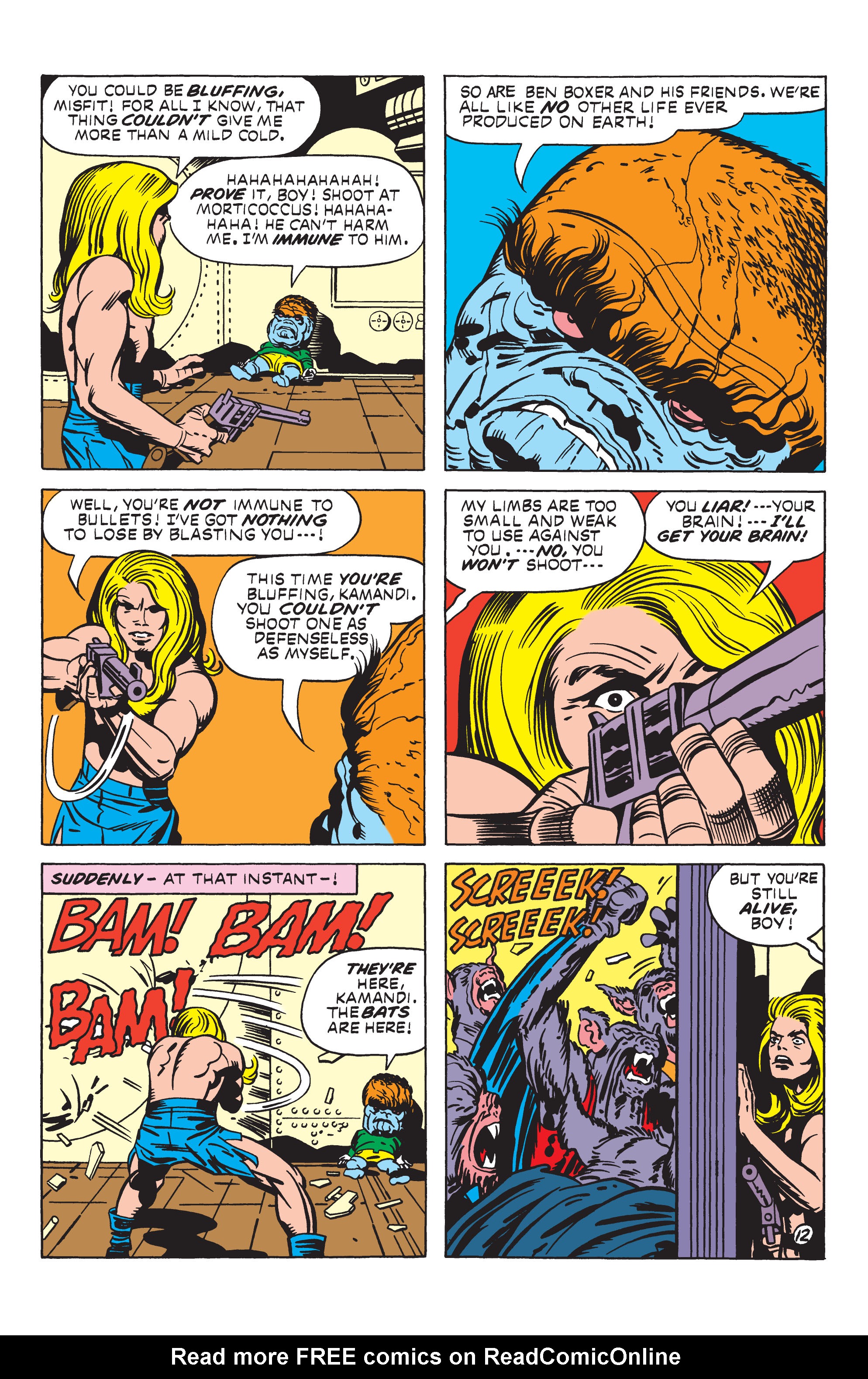 Read online Kamandi, The Last Boy On Earth comic -  Issue #10 - 12