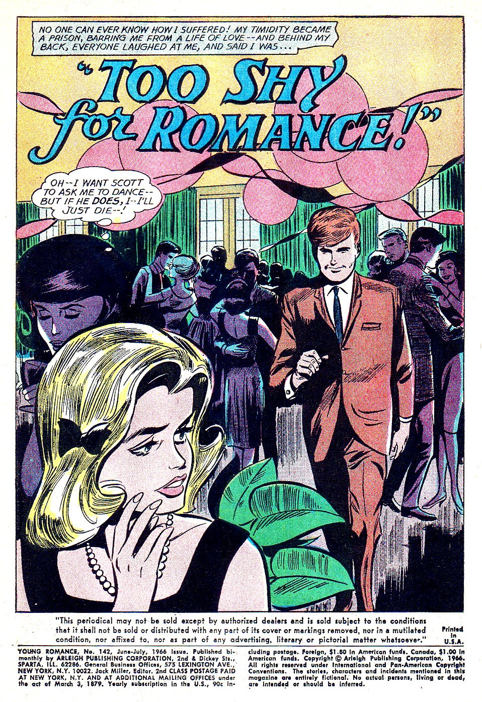 Read online Young Romance comic -  Issue #142 - 3