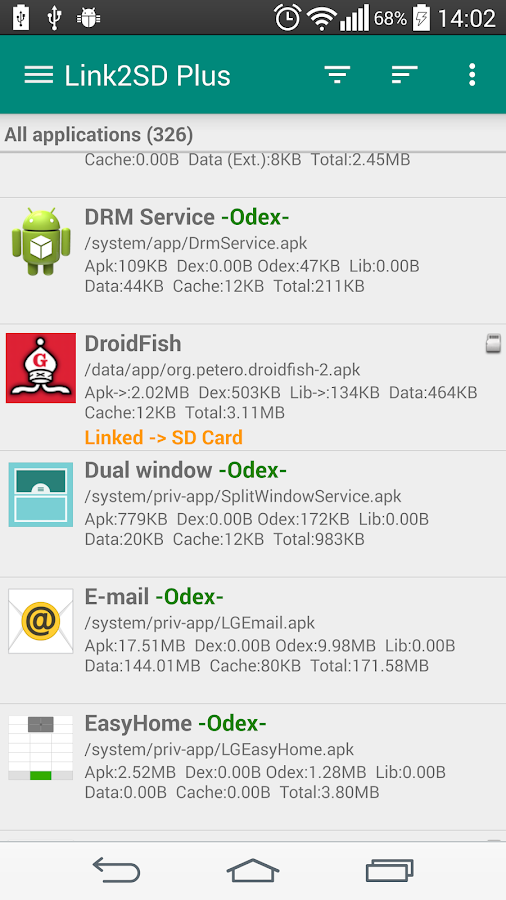 Link2SD Plus | Screenshot