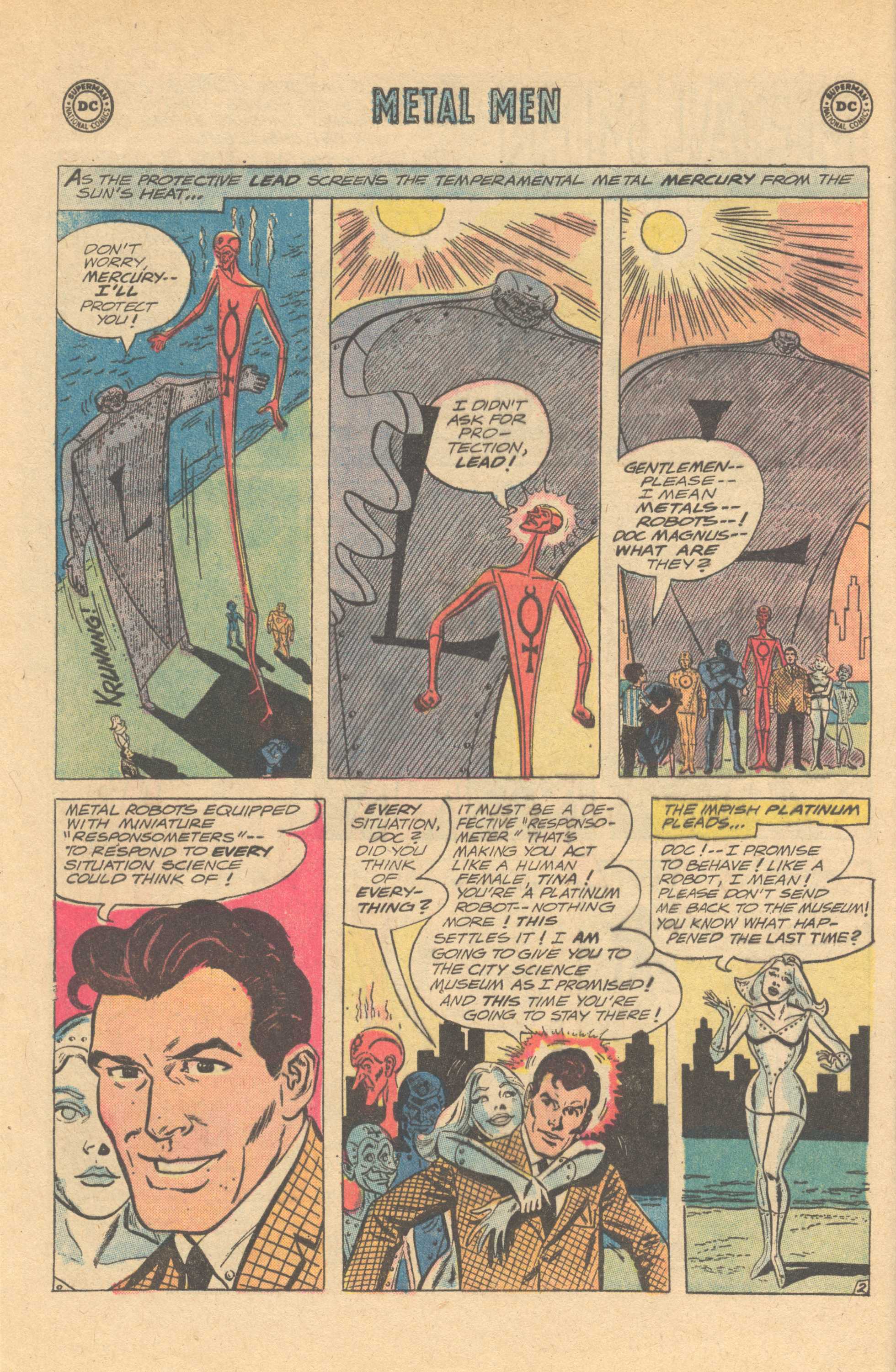 Read online Metal Men (1963) comic -  Issue #44 - 4