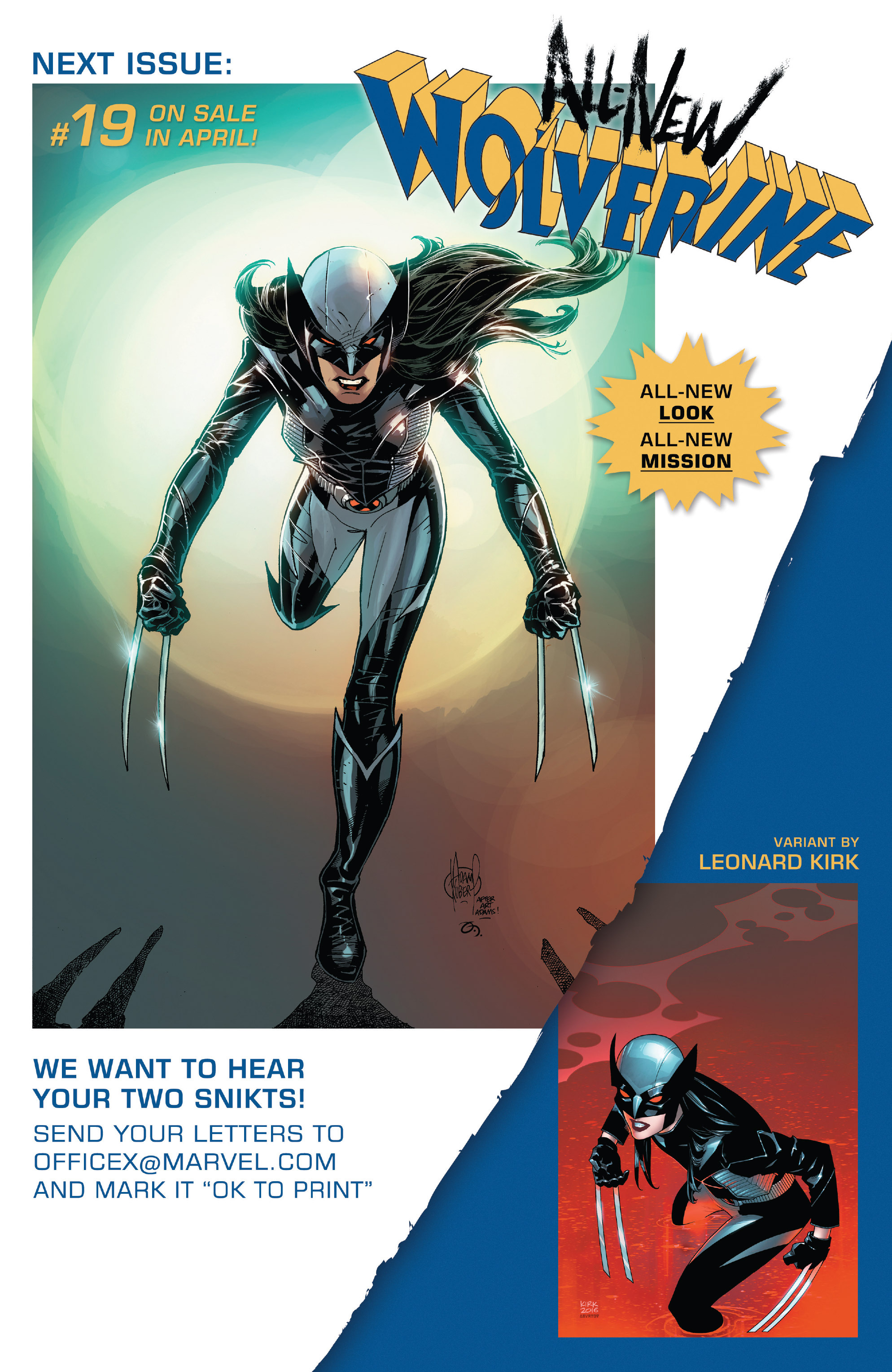 Read online All-New Wolverine (2016) comic -  Issue #18 - 23