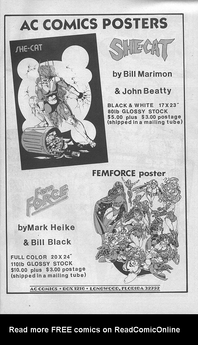 Read online Femforce comic -  Issue #28 - 42