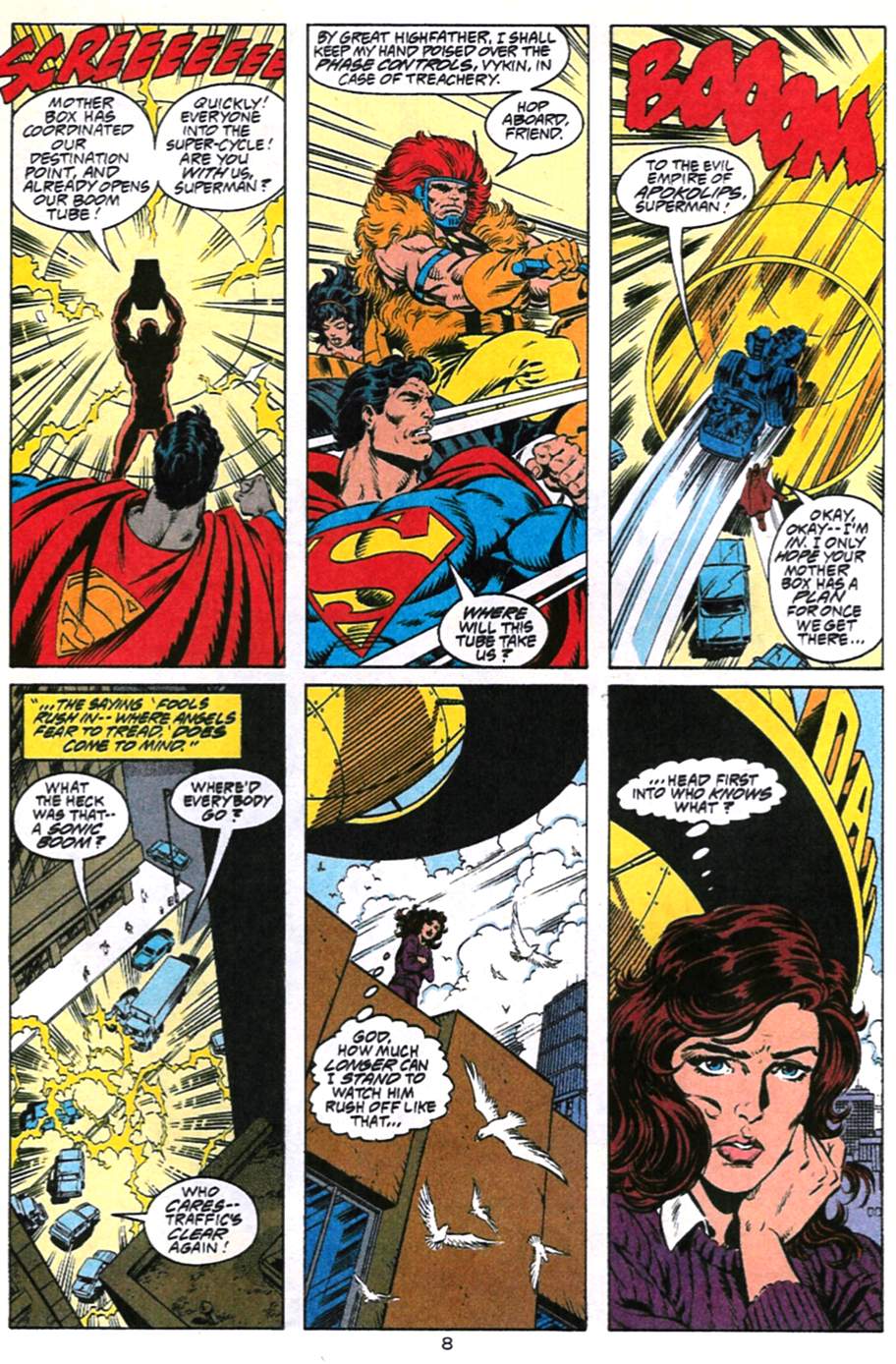 Read online Adventures of Superman (1987) comic -  Issue #495 - 9