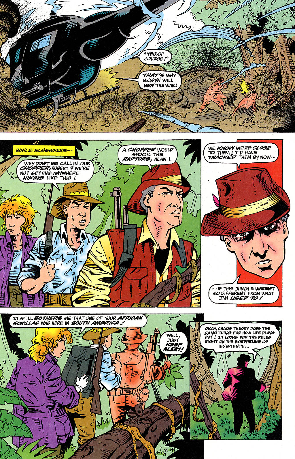 Read online Jurassic Park: Raptors Hijack comic -  Issue #2 - 18