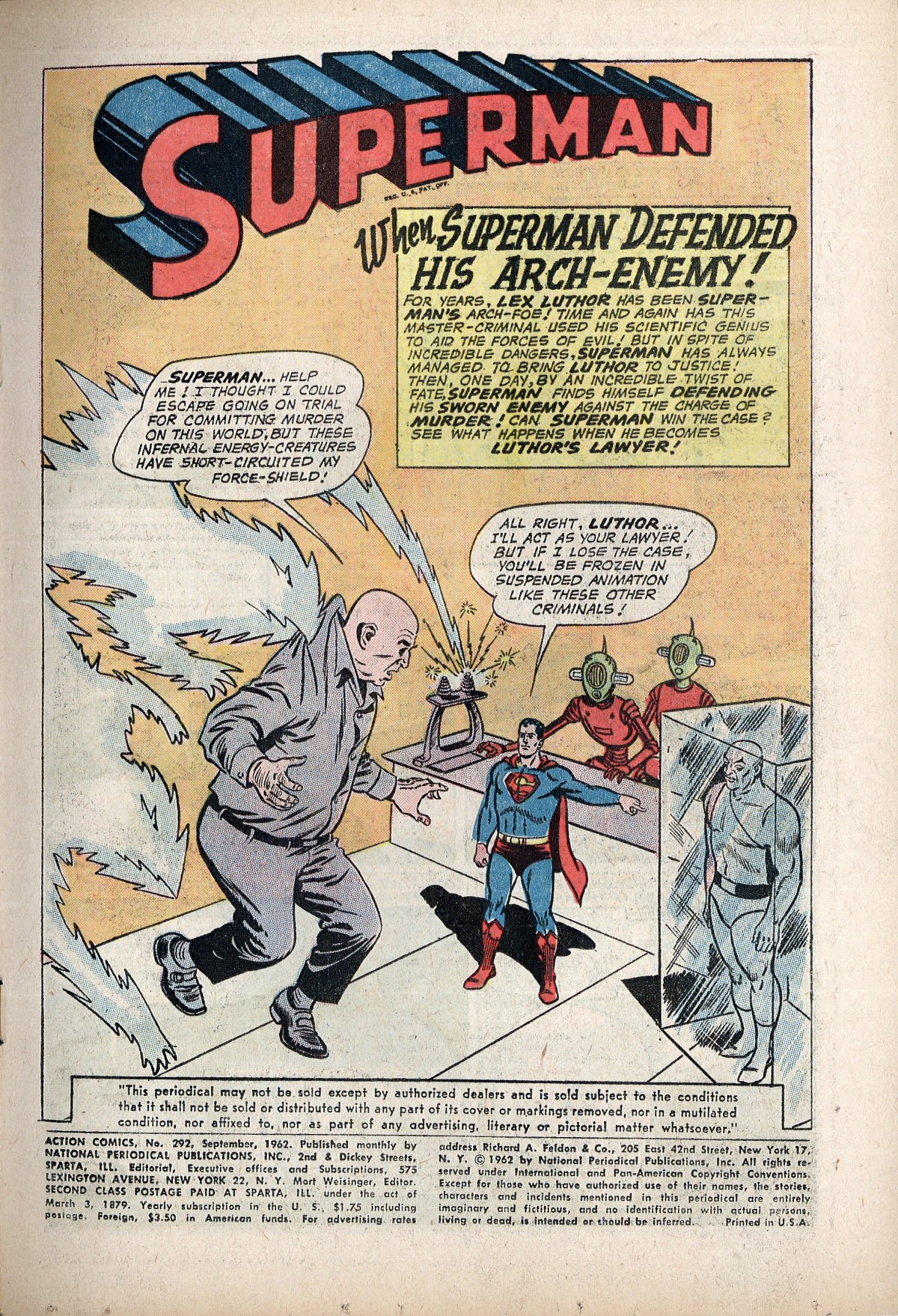 Read online Action Comics (1938) comic -  Issue #292 - 3