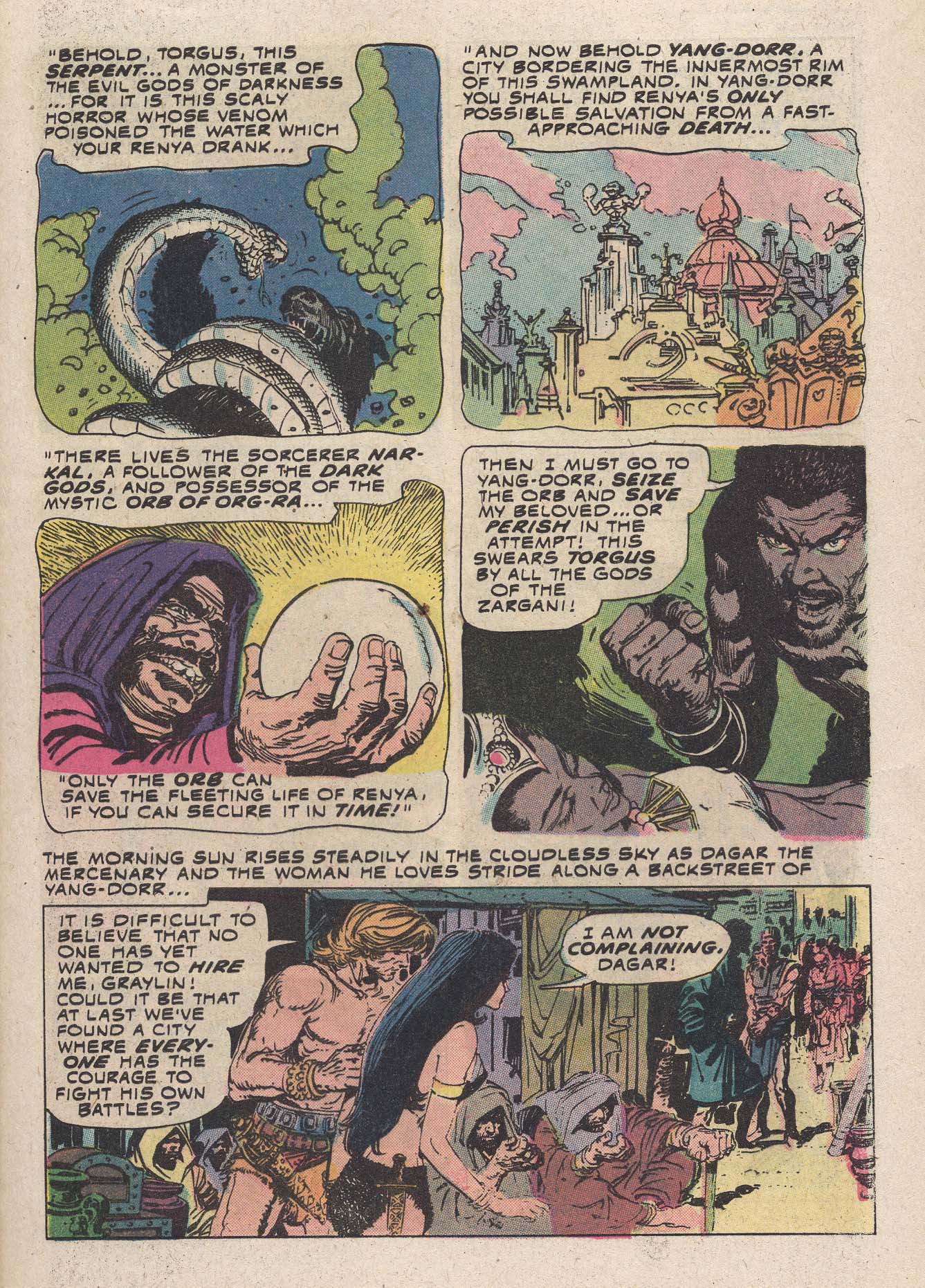 Read online Dagar the Invincible comic -  Issue #9 - 9