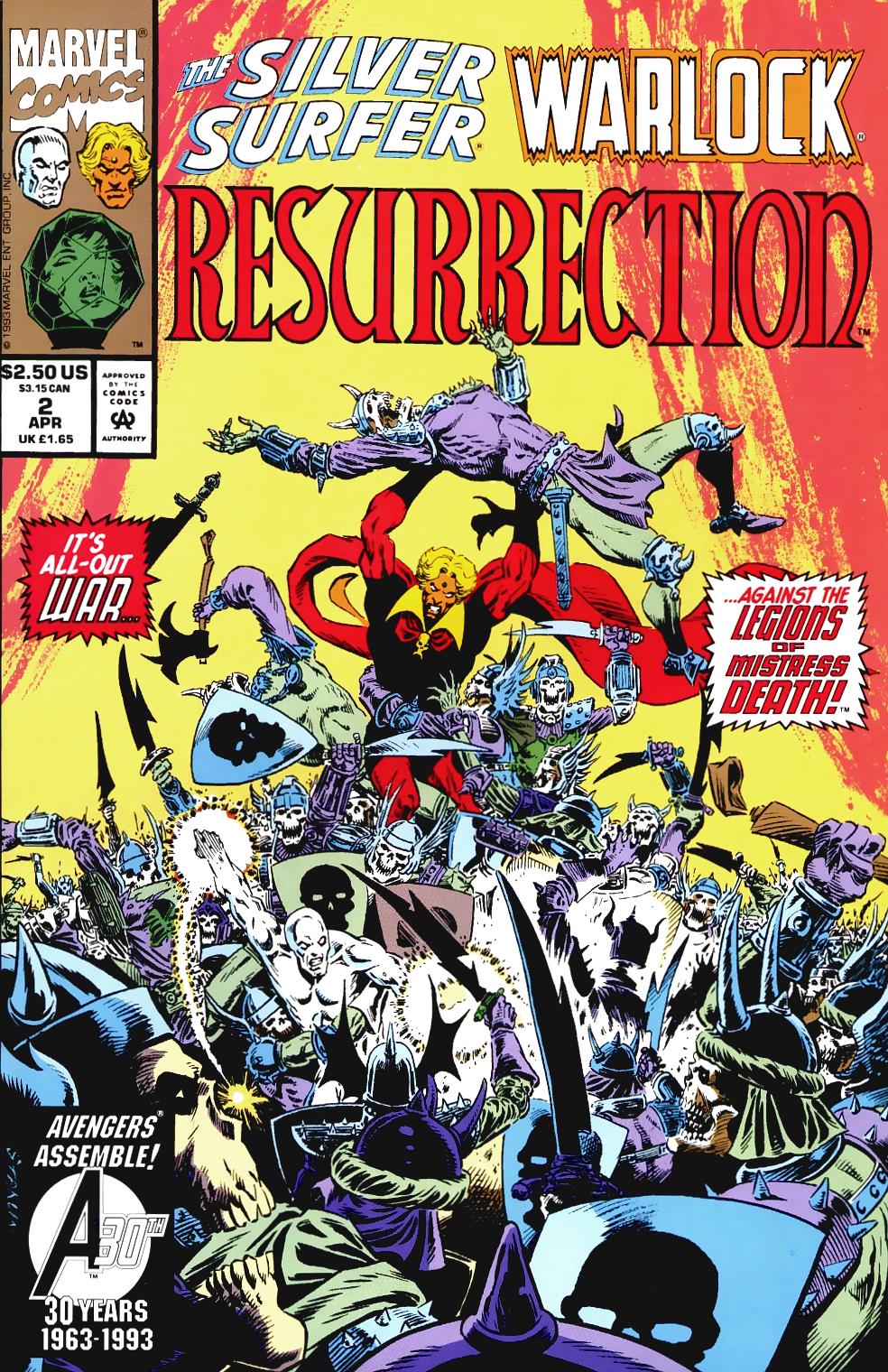 Read online Silver Surfer/Warlock: Resurrection comic -  Issue #2 - 1