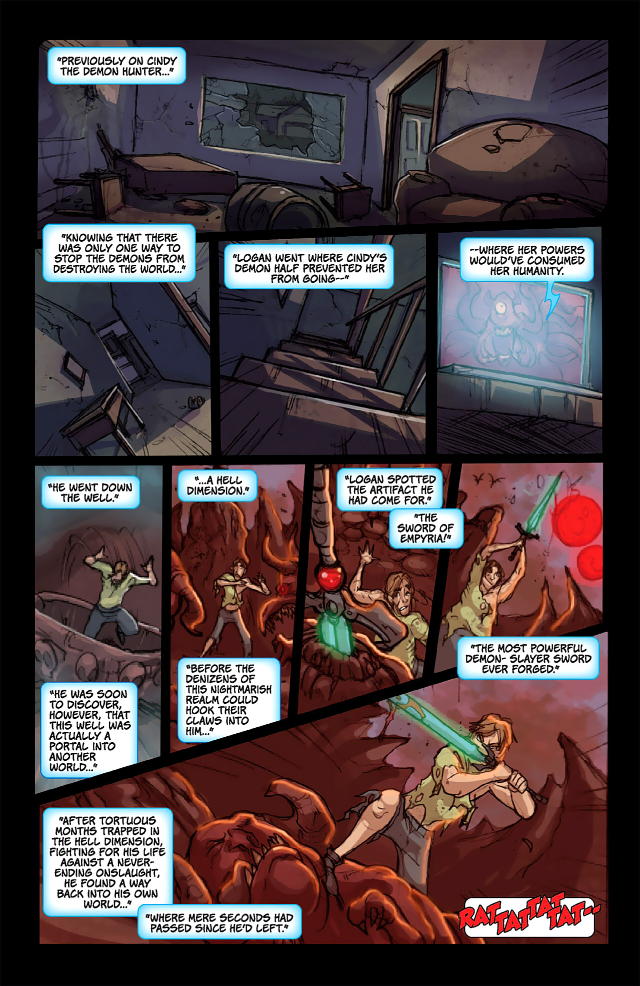 Read online Cindy the Demon Hunter comic -  Issue # TPB - 92