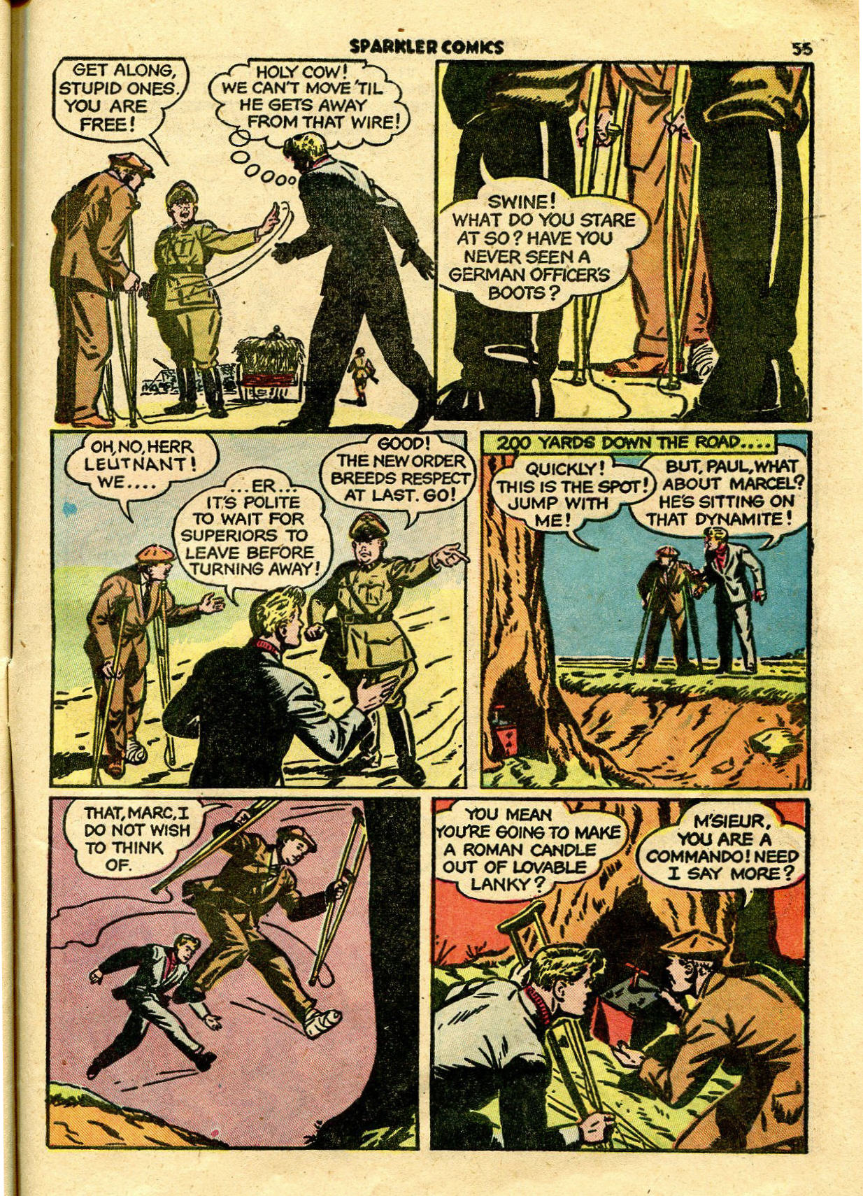 Read online Sparkler Comics comic -  Issue #22 - 53