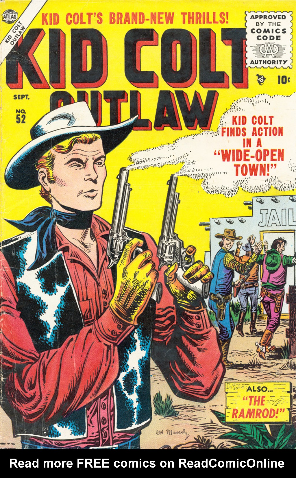 Read online Kid Colt Outlaw comic -  Issue #52 - 1