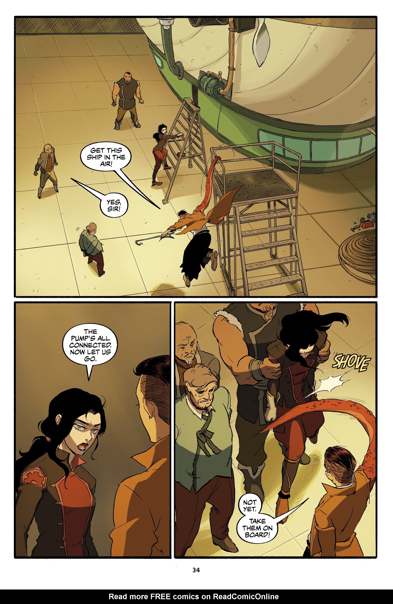 Read online Nickelodeon The Legend of Korra – Turf Wars comic -  Issue #3 - 34