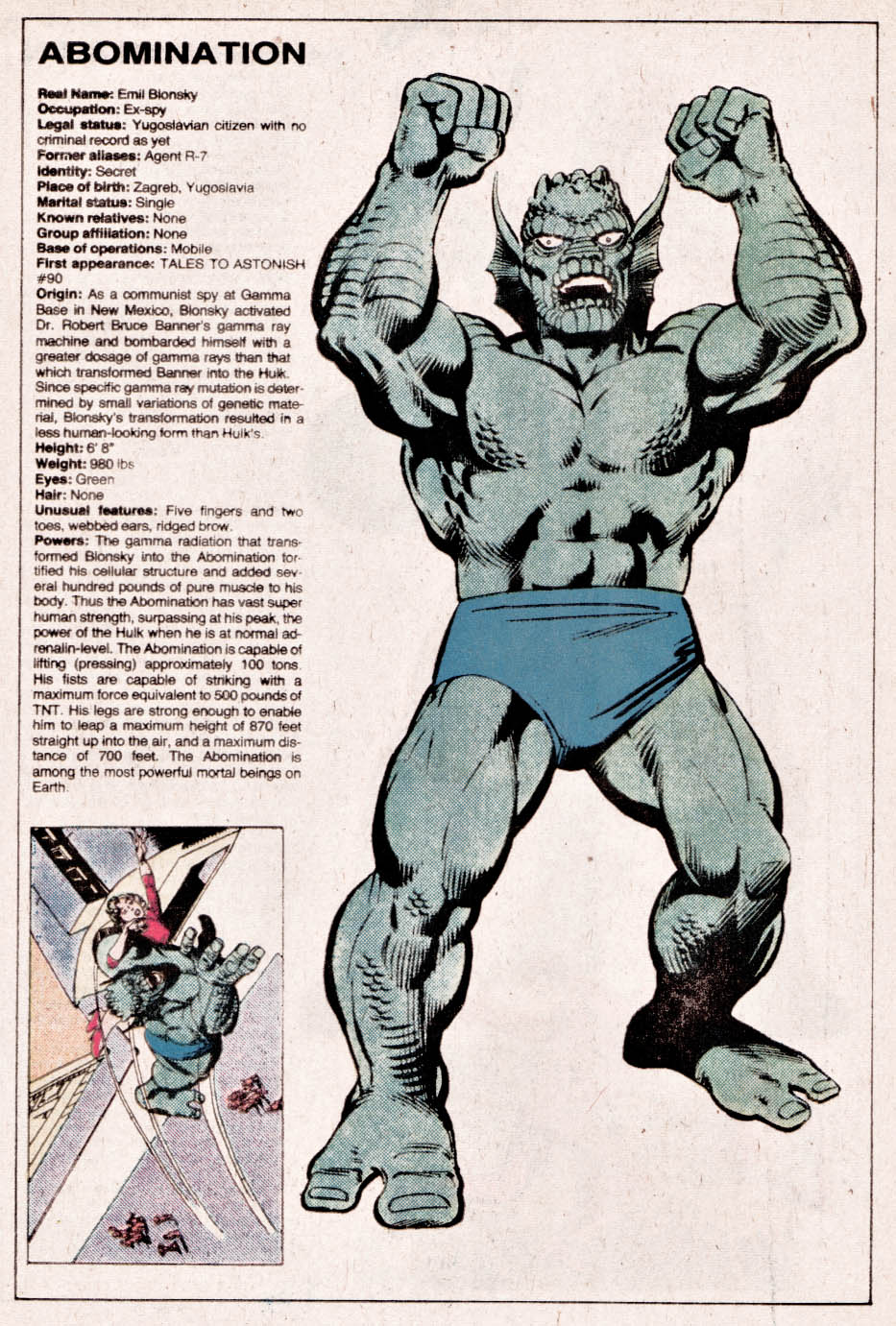 The Official Handbook of the Marvel Universe issue 1 - Page 3