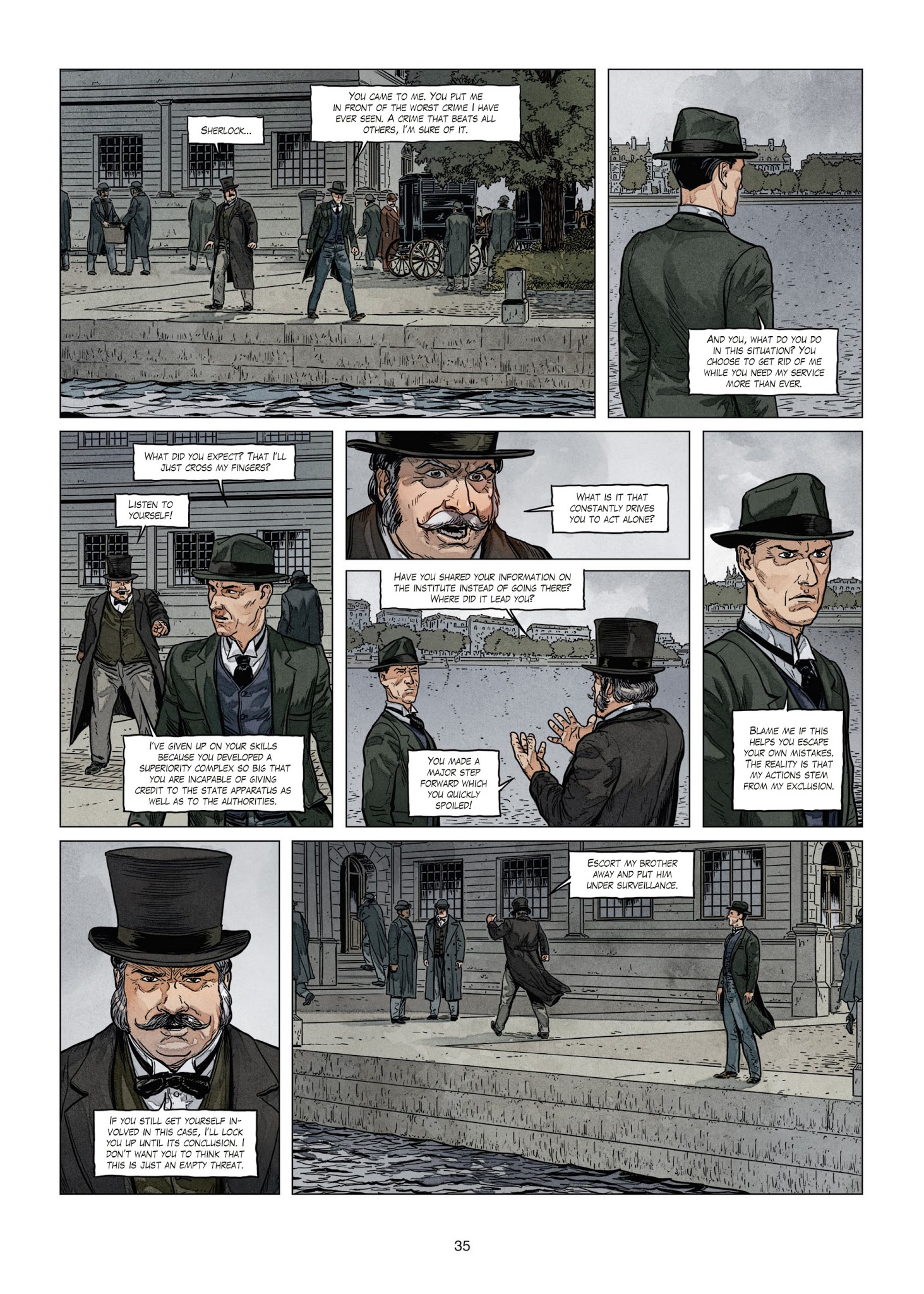 Read online Sherlock Holmes Society comic -  Issue #2 - 35