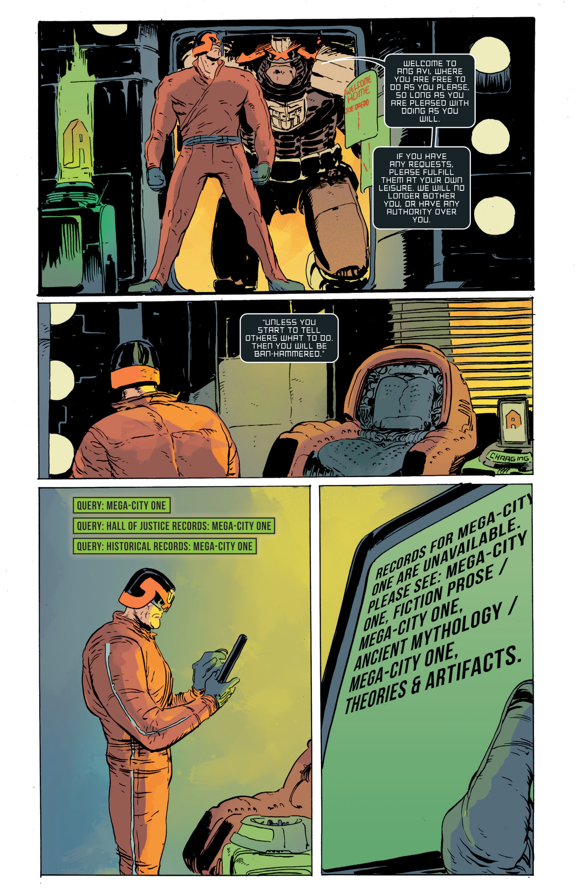 Read online Judge Dredd: Mega-City Zero comic -  Issue # TPB 1 - 65