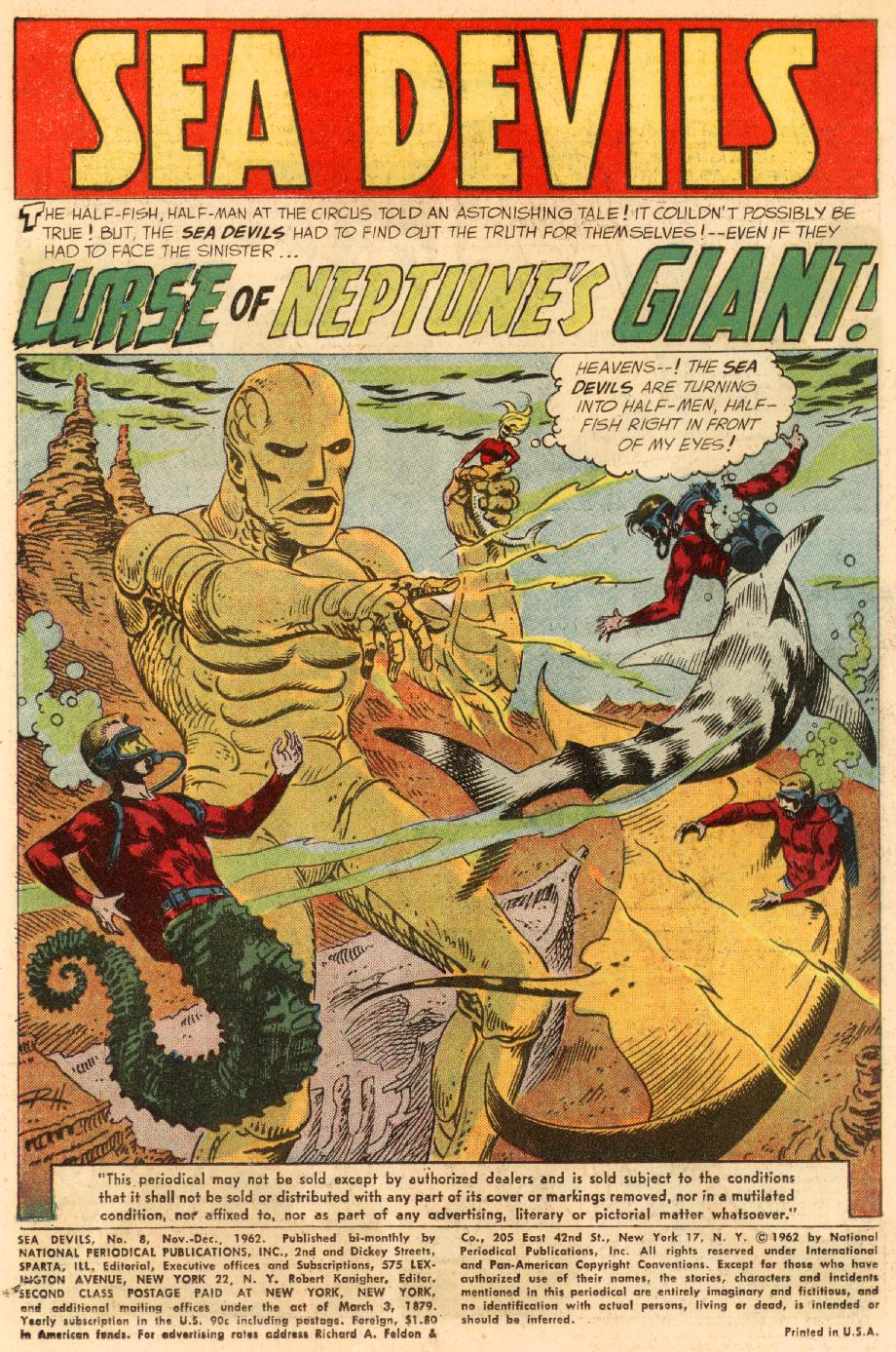 Read online Sea Devils comic -  Issue #8 - 4