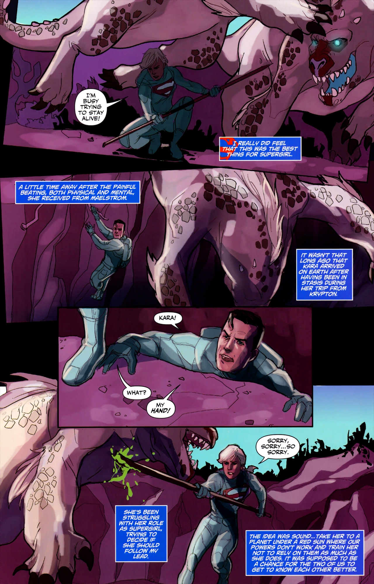 Read online Superman/Supergirl: Maelstrom comic -  Issue #2 - 3