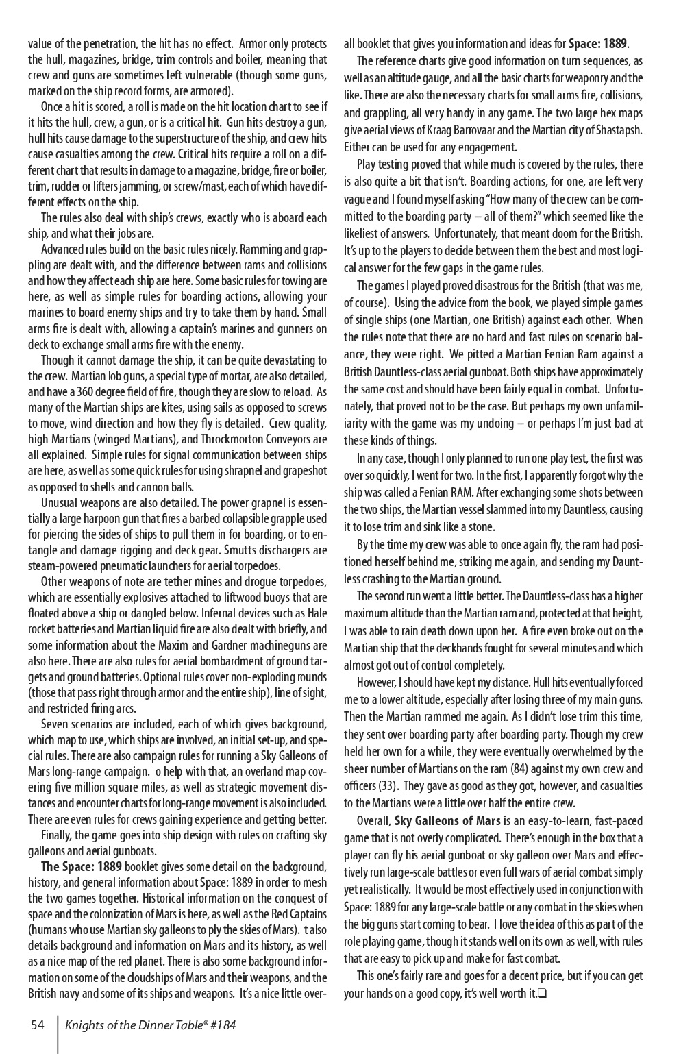 Read online Knights of the Dinner Table comic -  Issue #184 - 56