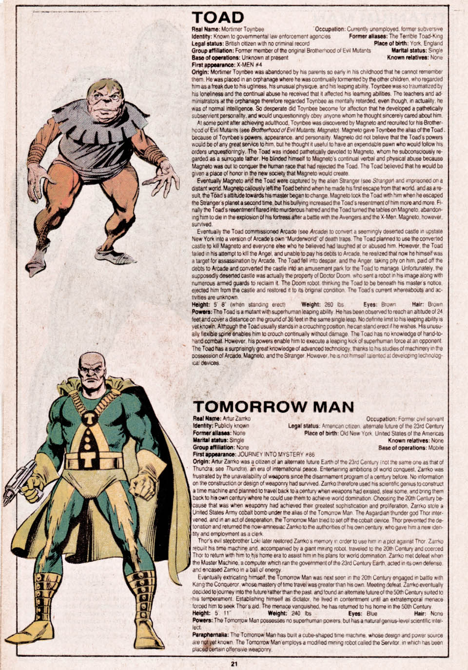The Official Handbook of the Marvel Universe Issue #11 #11 - English 22