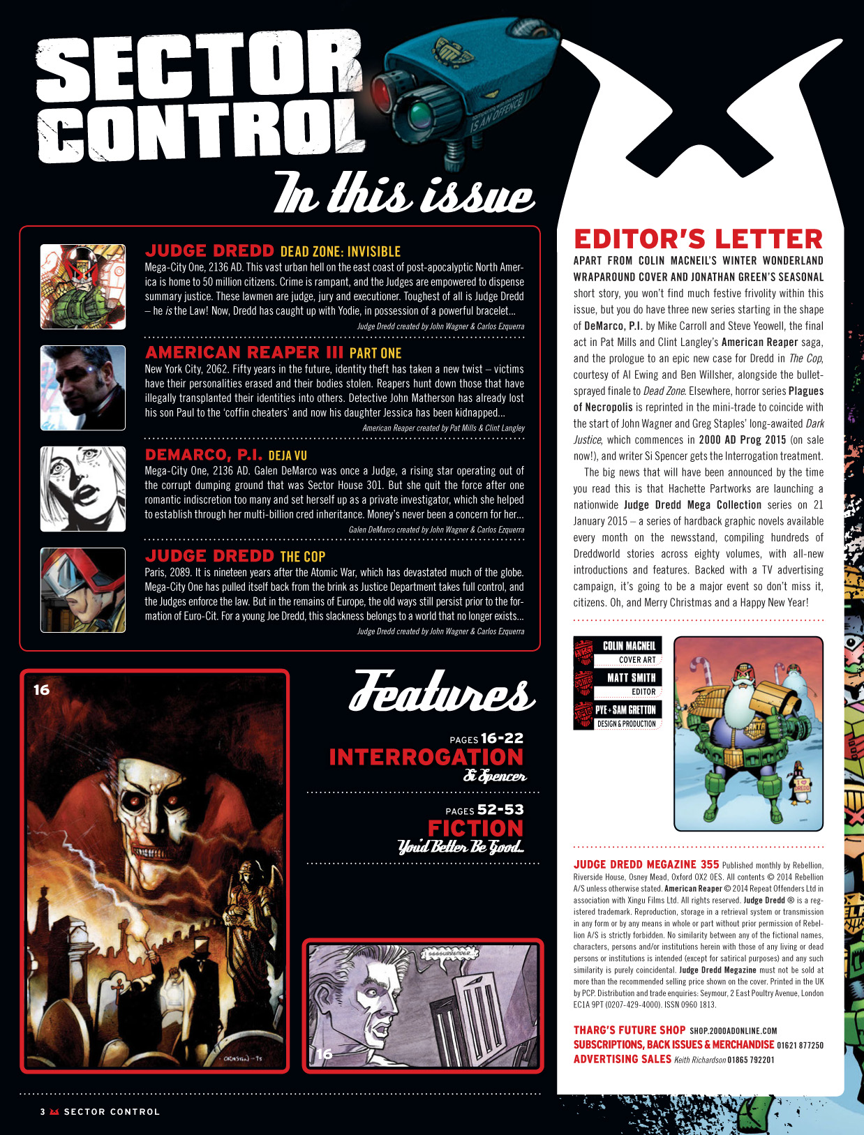 Read online Judge Dredd Megazine (Vol. 5) comic -  Issue #355 - 3