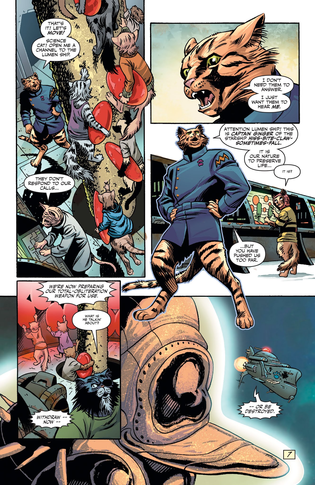 Read online Captain Ginger comic -  Issue #1 - 9