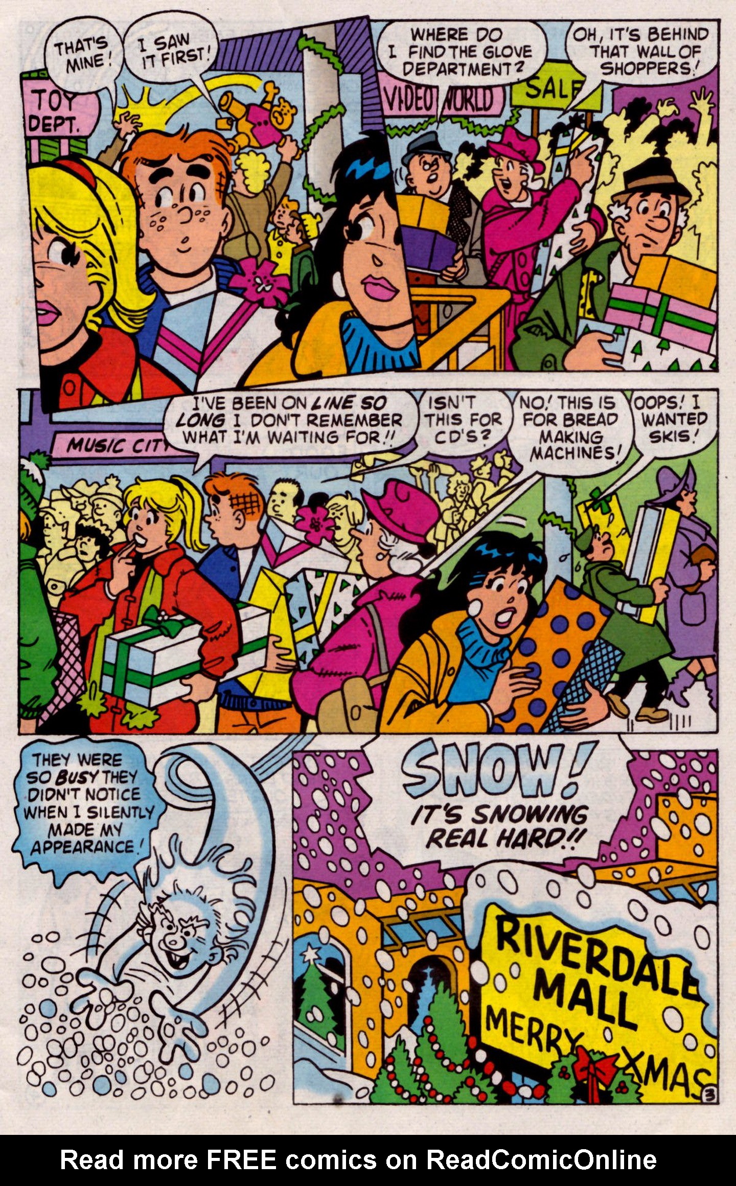 Read online Archie's Christmas Stocking comic -  Issue #3 - 5
