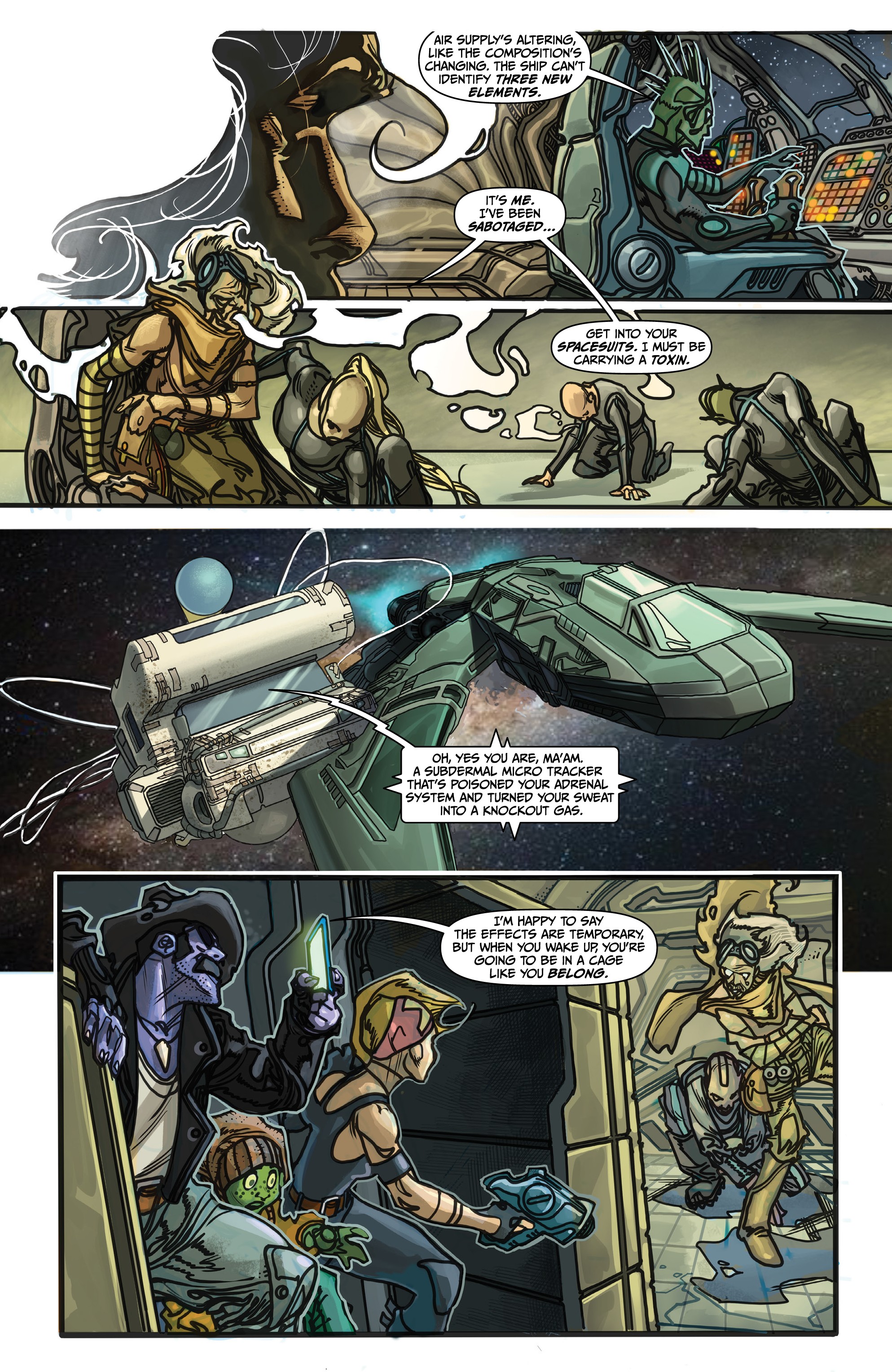 Read online Sharkey the Bounty Hunter comic -  Issue #4 - 5