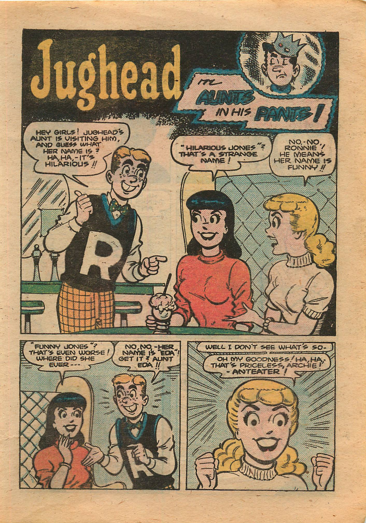 Read online Jughead Jones Comics Digest comic -  Issue #16 - 83