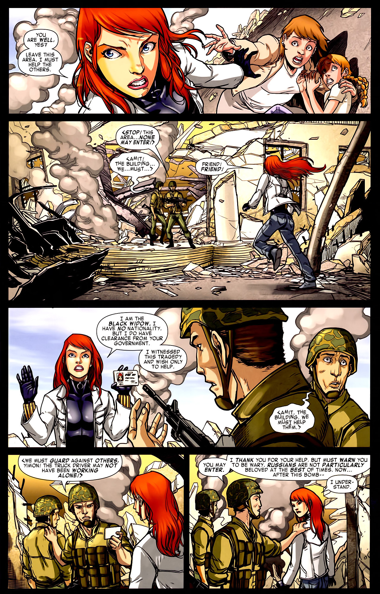 Read online Black Widow & The Marvel Girls comic -  Issue #3 - 5