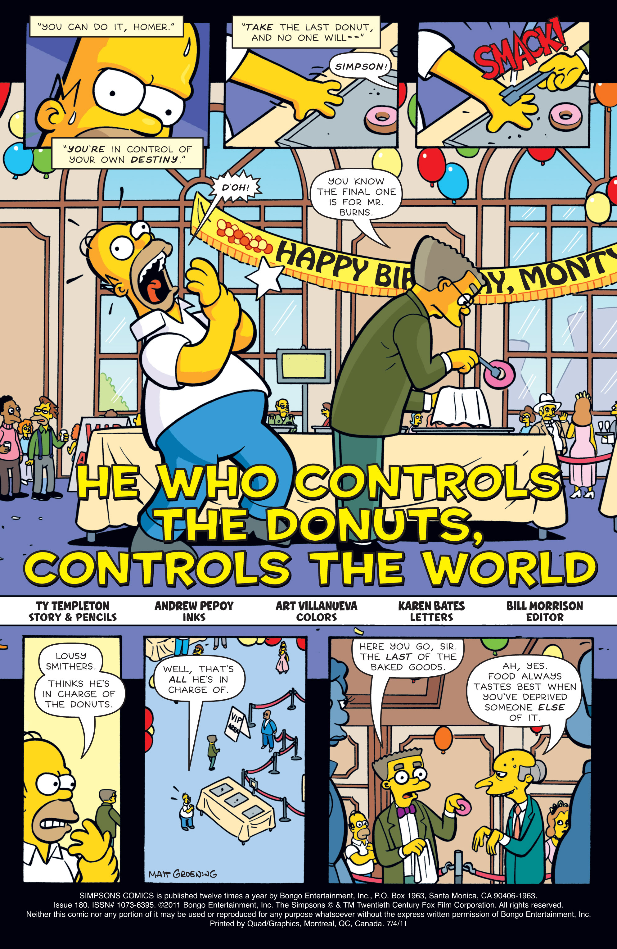 Read online Simpsons Comics comic -  Issue #180 - 2