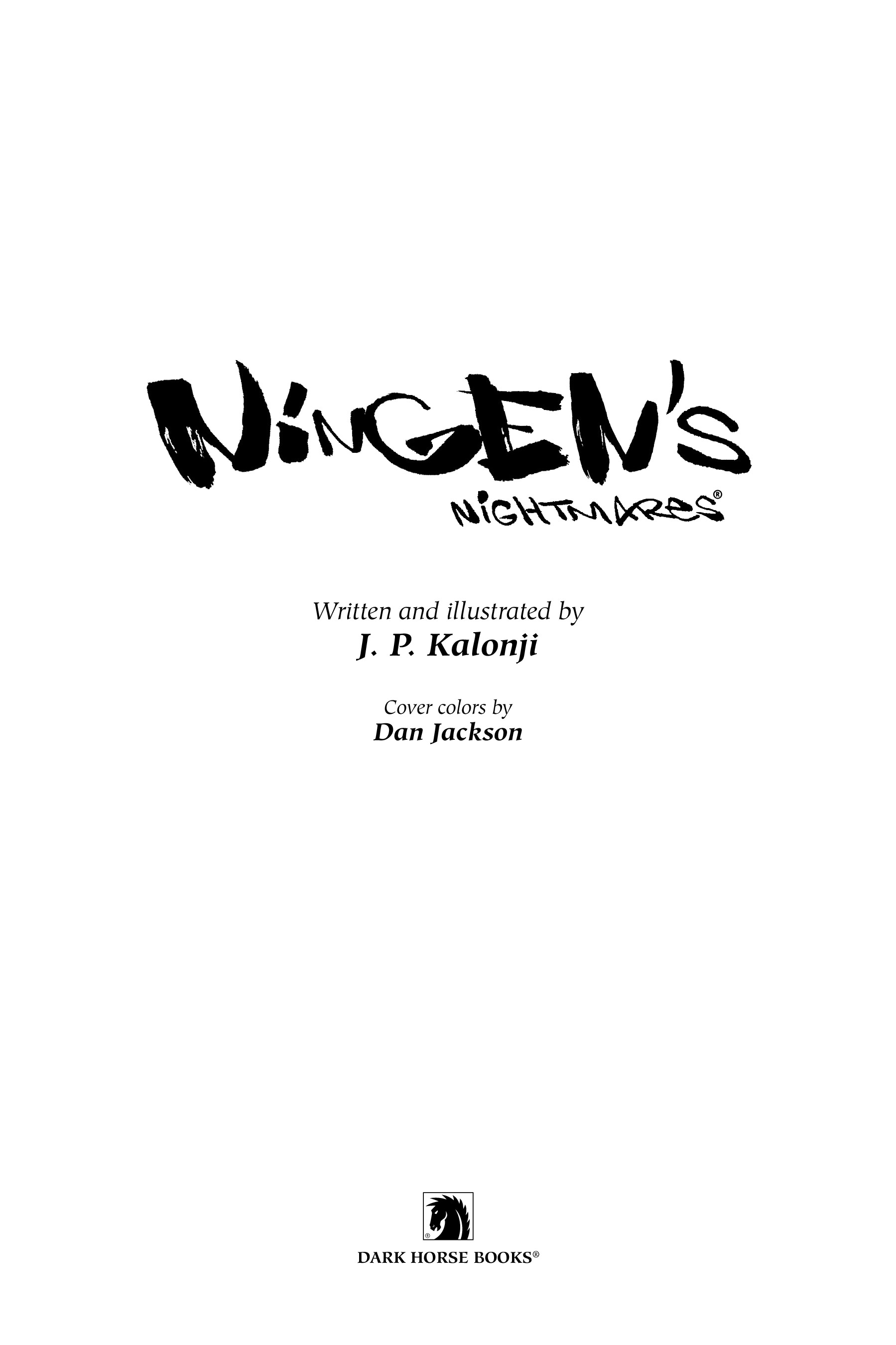 Read online Ningen's Nightmares comic -  Issue # TPB - 5