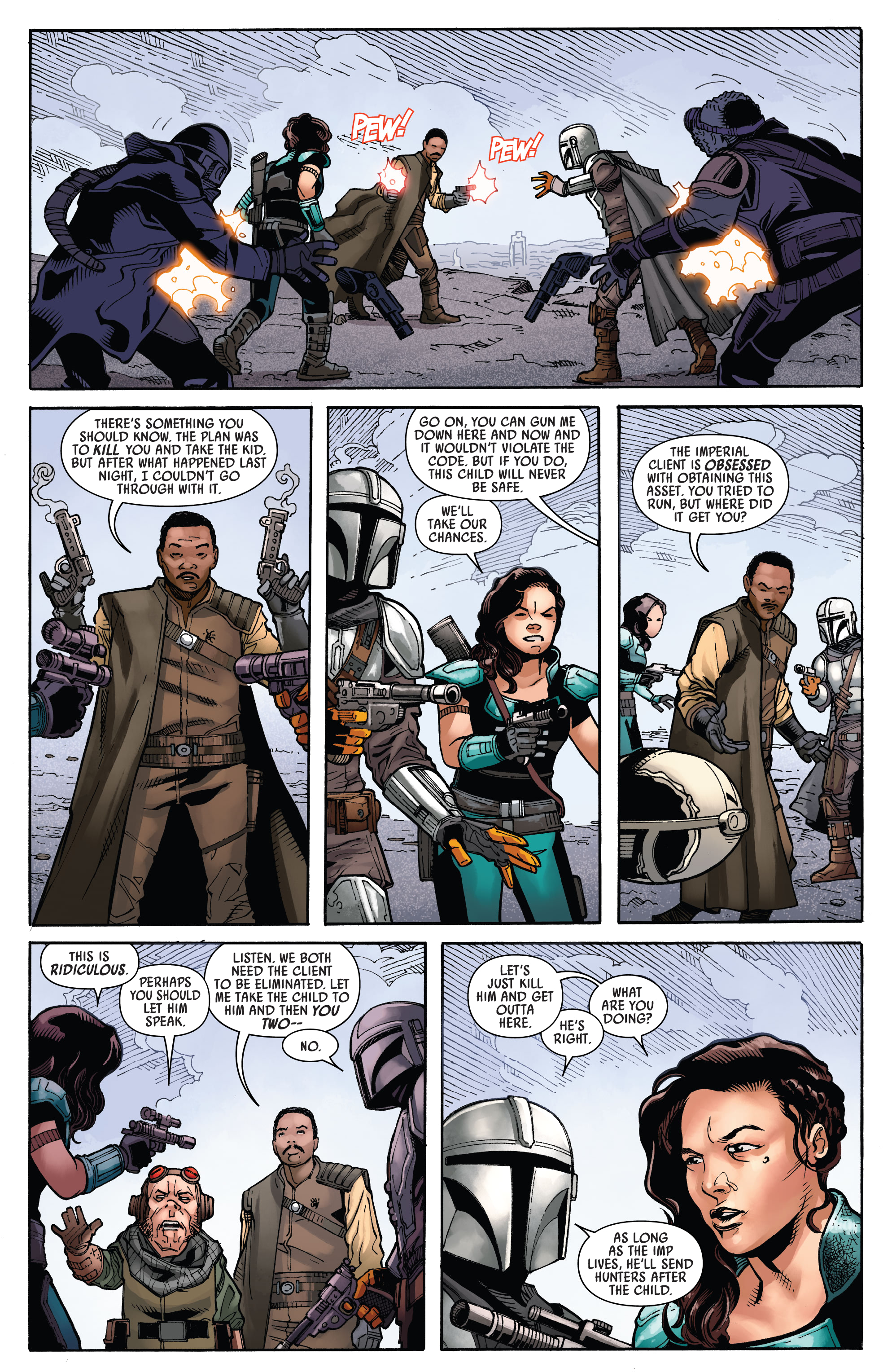 Read online Star Wars: The Mandalorian comic -  Issue #7 - 22