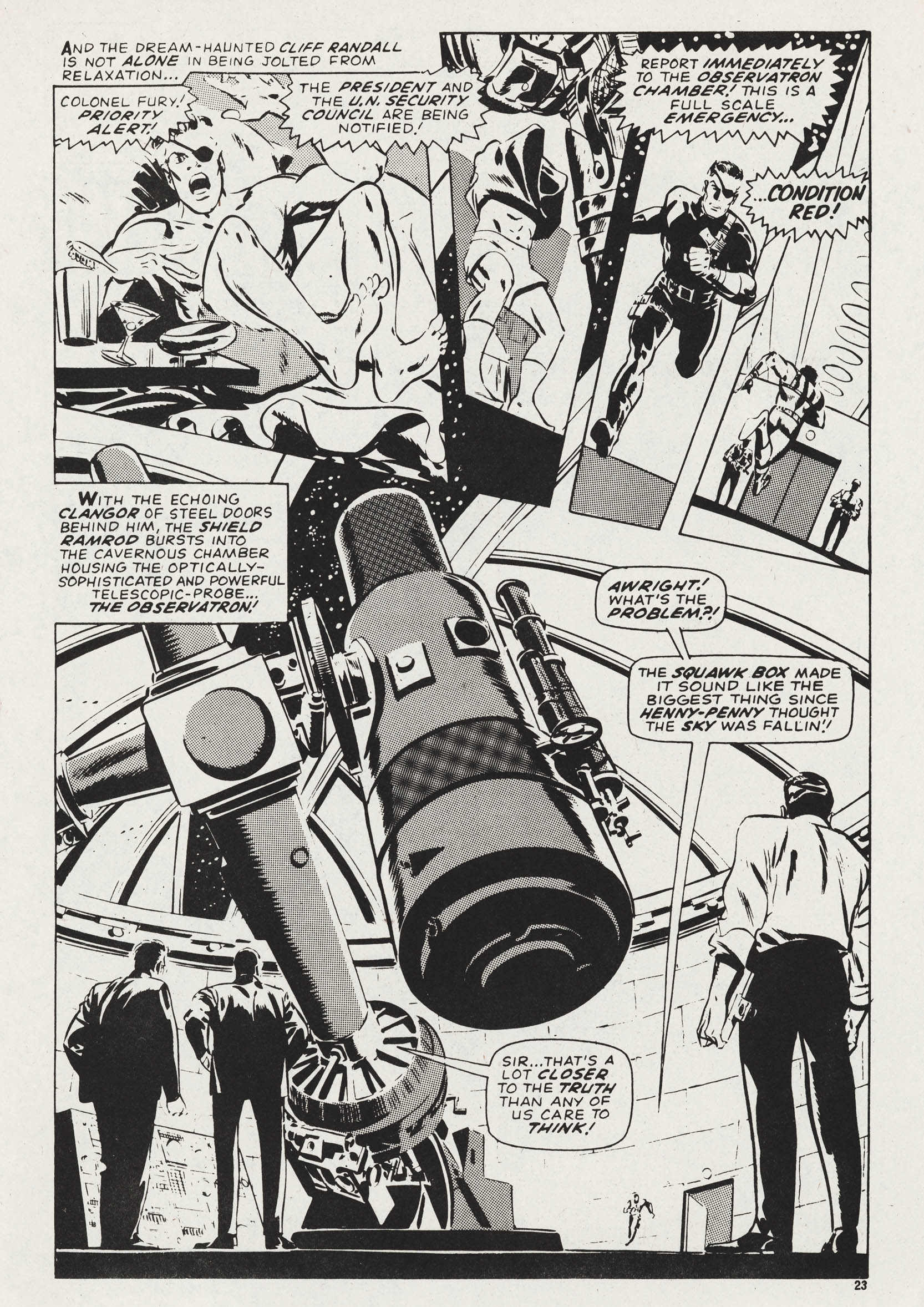 Read online Captain Britain (1976) comic -  Issue #38 - 23