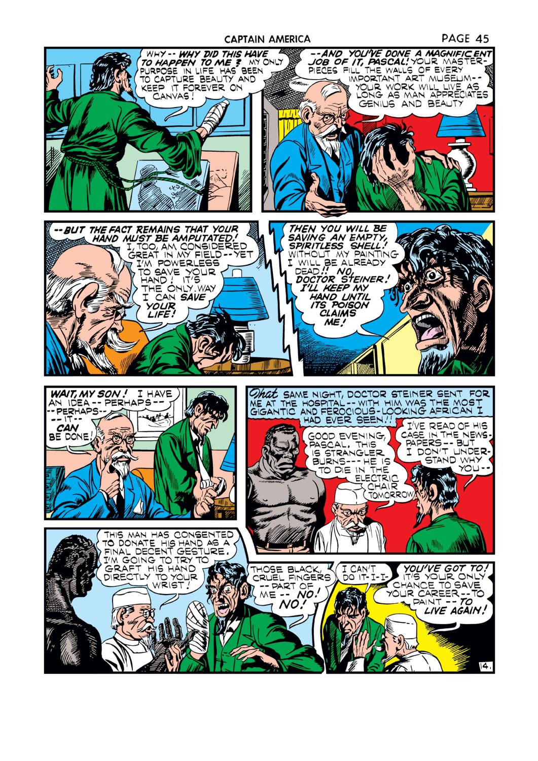 Read online Captain America Comics comic -  Issue #9 - 45