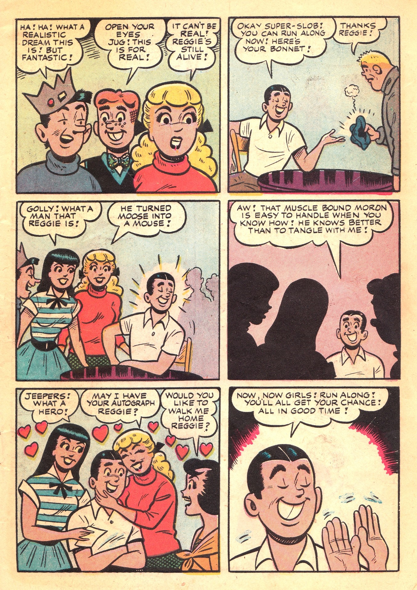 Read online Archie's Rival Reggie comic -  Issue #7 - 7