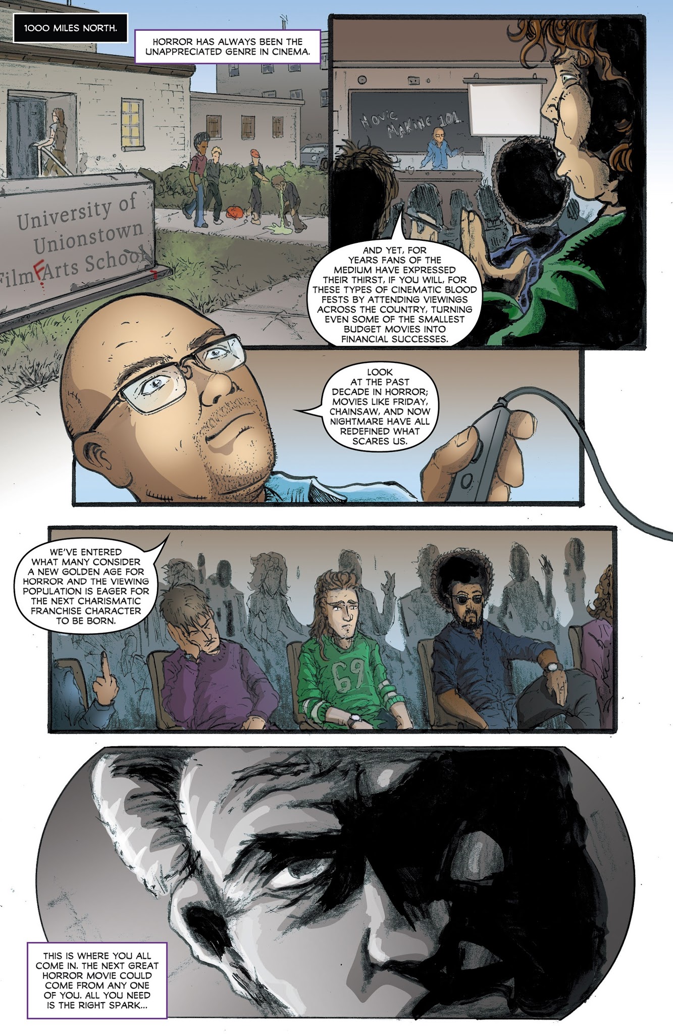 Read online Adam Green's Hatchet comic -  Issue #1 - 12