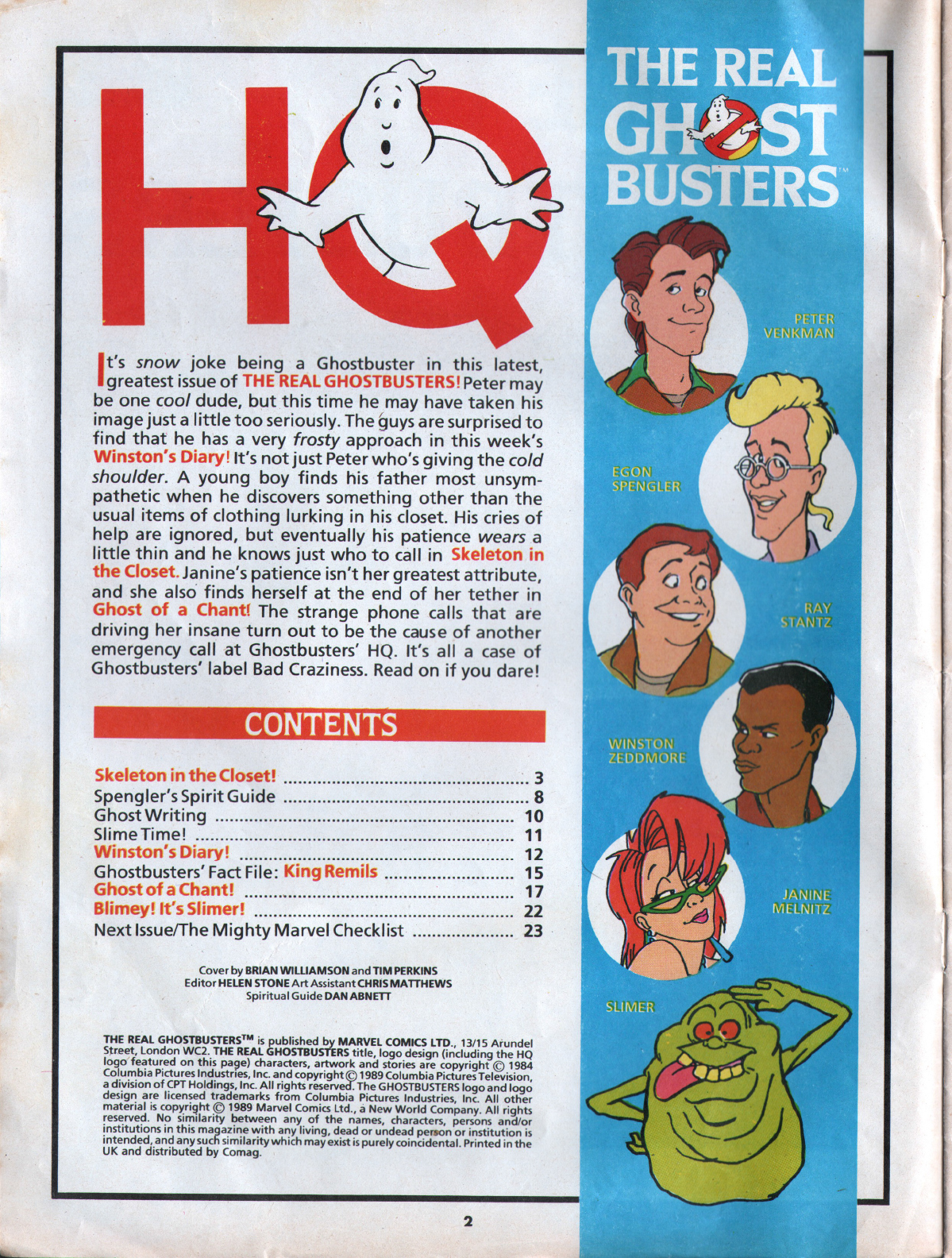 Read online The Real Ghostbusters comic -  Issue #35 - 2