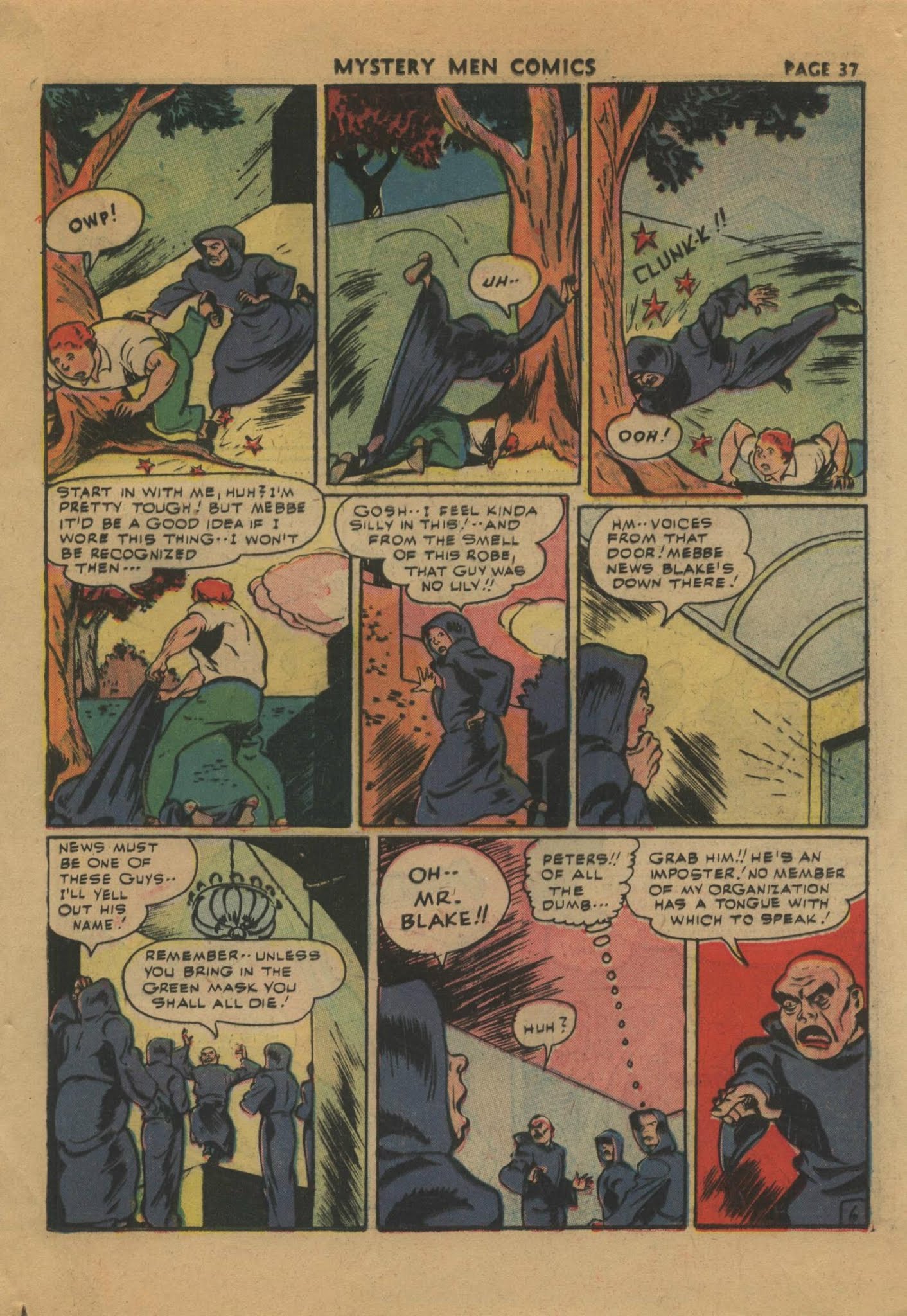 Read online Mystery Men Comics comic -  Issue #31 - 40