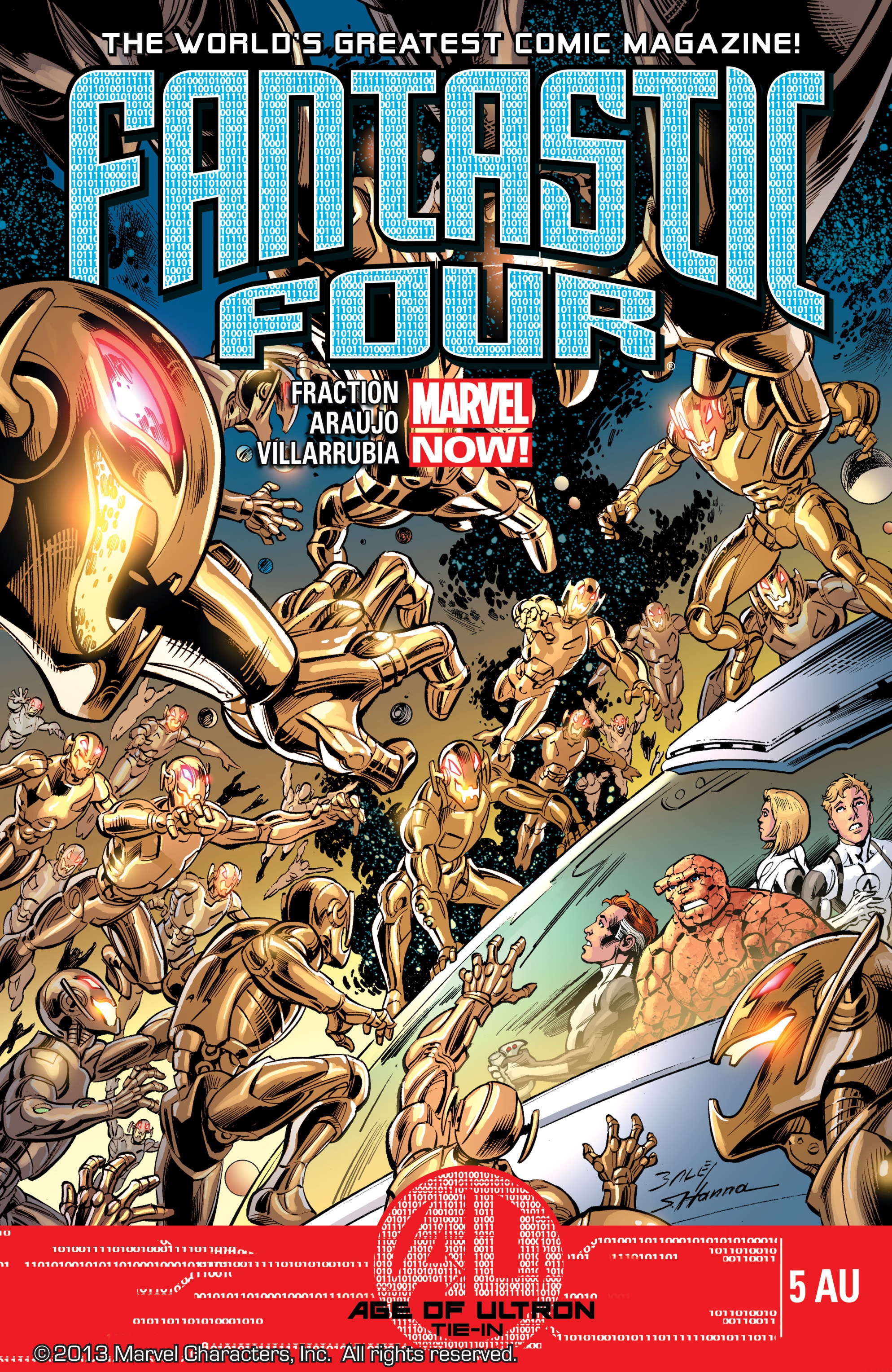 Read online Fantastic Four (2013) comic -  Issue #5AU - 1