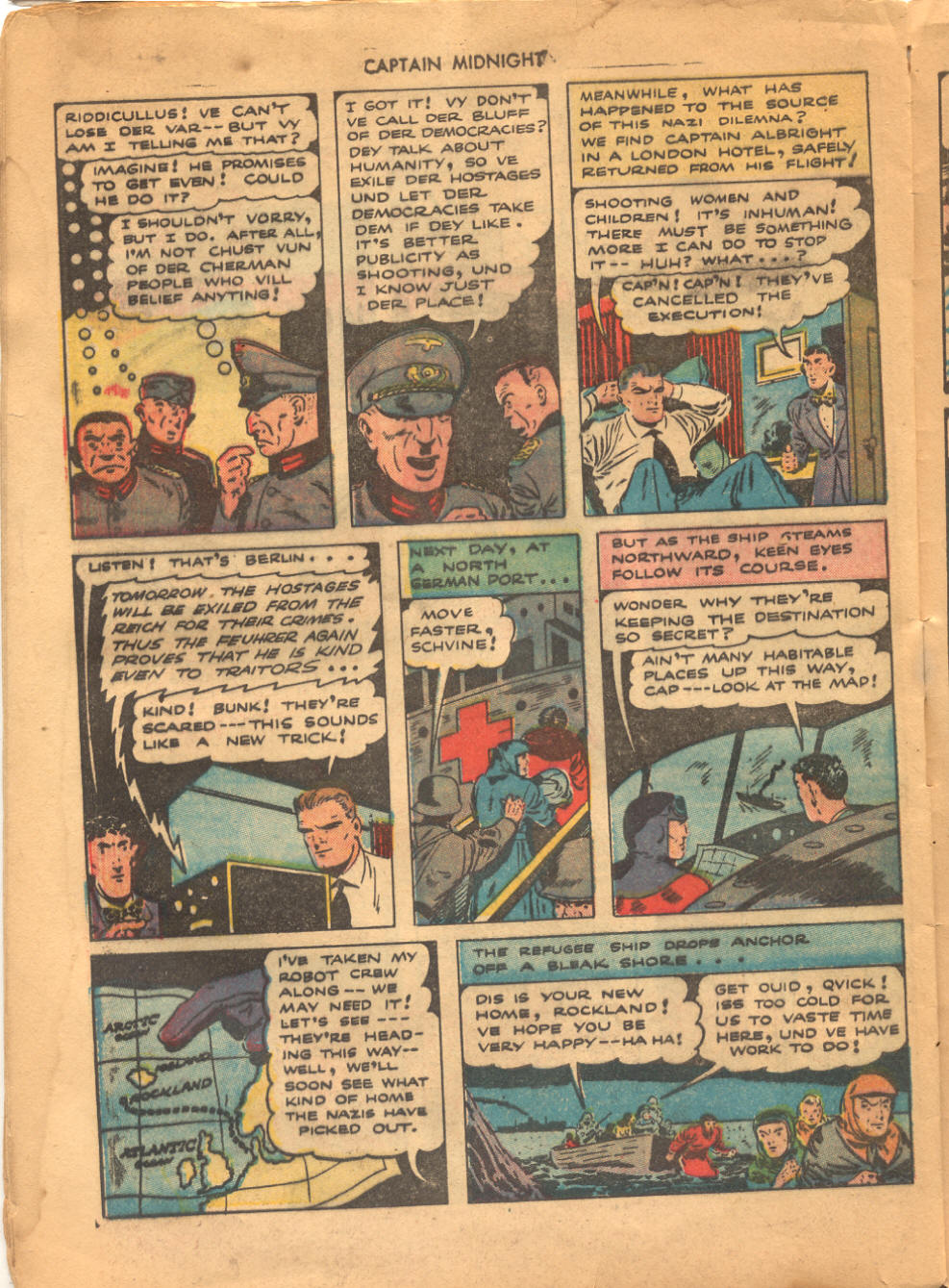 Read online Captain Midnight (1942) comic -  Issue #23 - 28