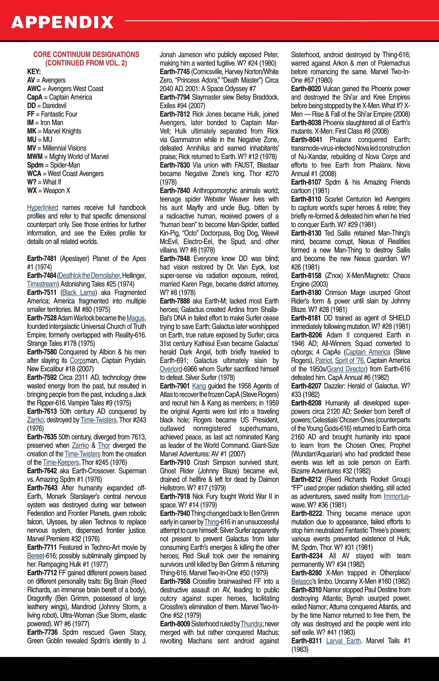 Read online Official Handbook of the Marvel Universe A to Z comic -  Issue # TPB 3 (Part 2) - 138