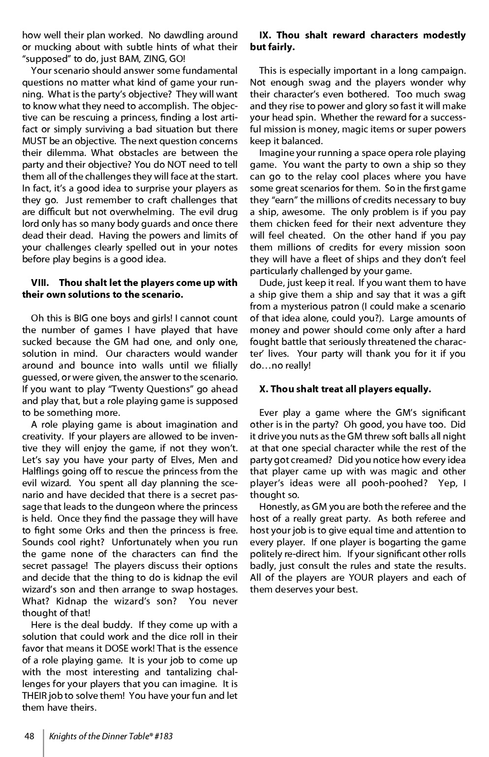 Read online Knights of the Dinner Table comic -  Issue #183 - 50