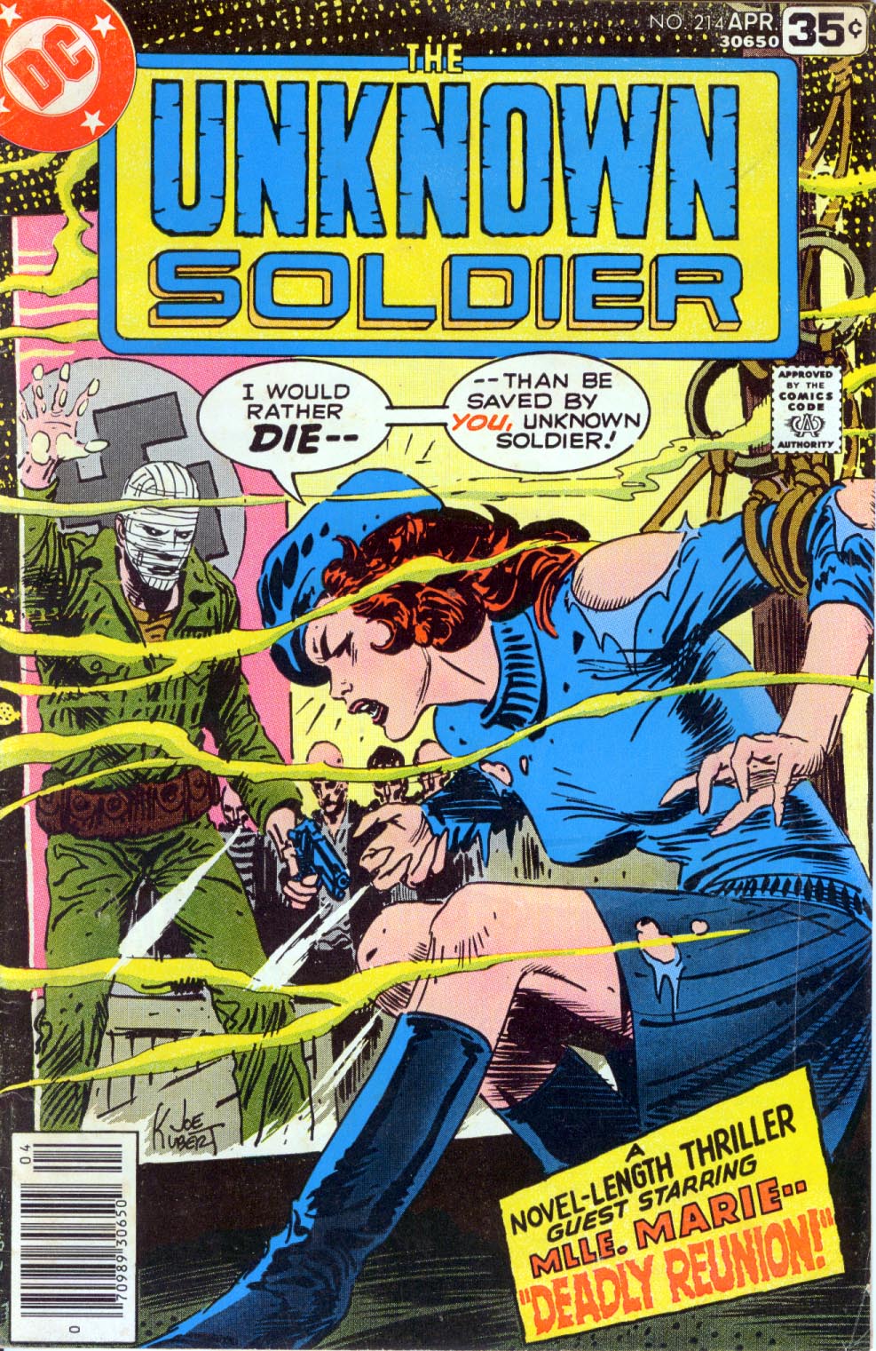 Read online Unknown Soldier (1977) comic -  Issue #214 - 1