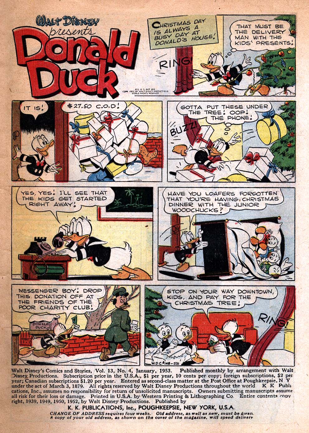 Read online Walt Disney's Comics and Stories comic -  Issue #148 - 3