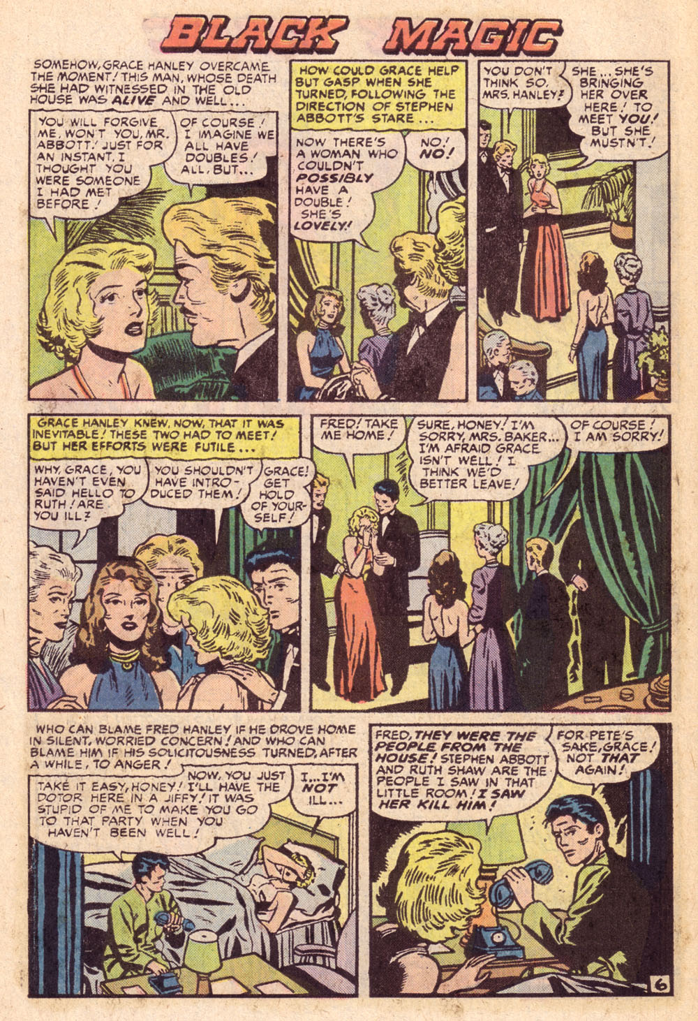 Read online Black Magic (1973) comic -  Issue #9 - 10