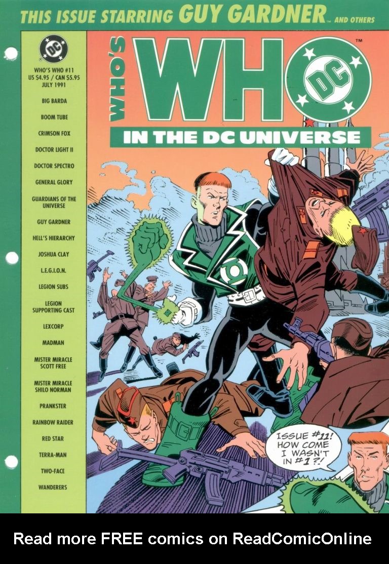Read online Who's Who in the DC Universe comic -  Issue #11 - 1